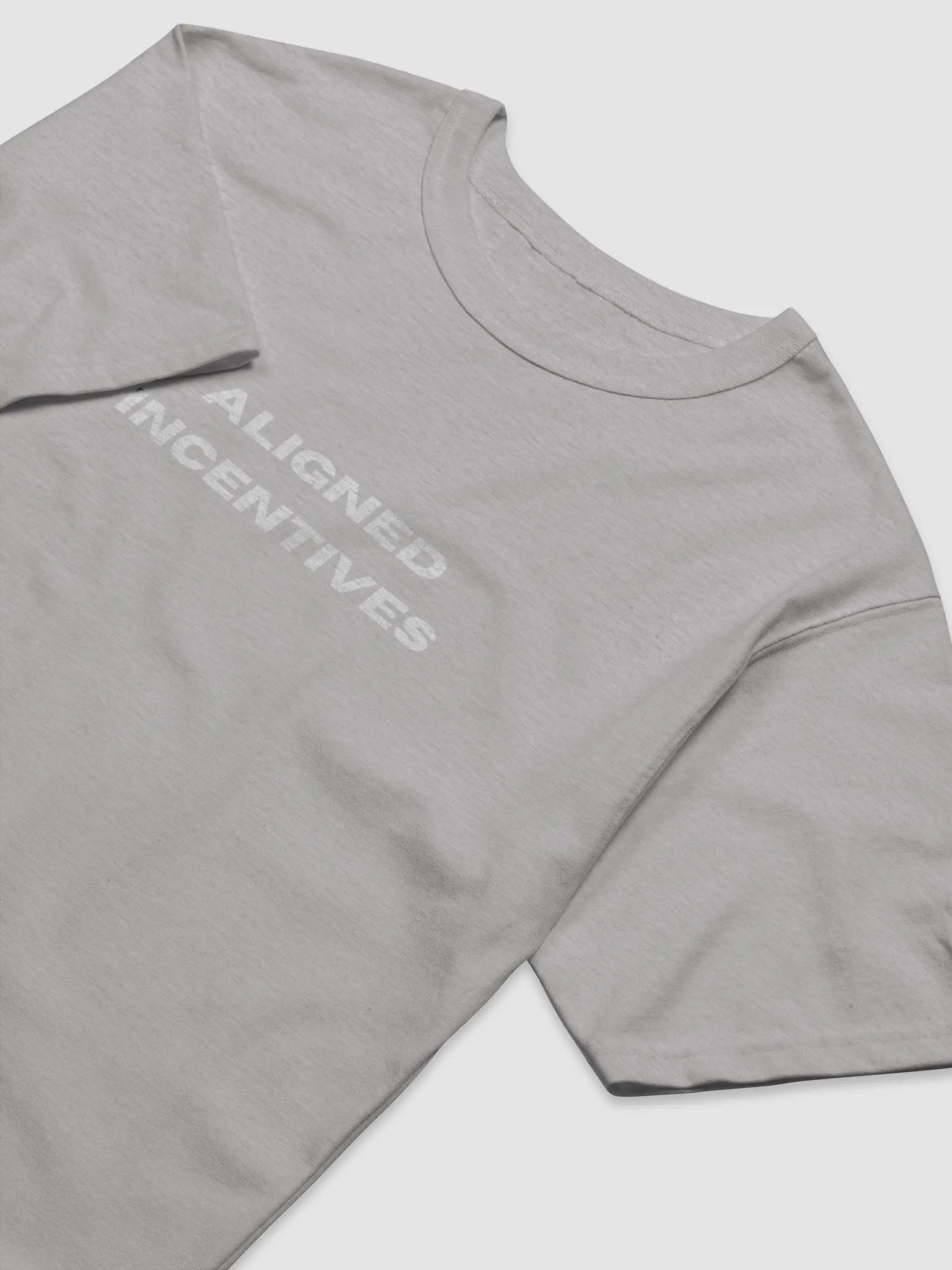 Aligned Incentives Typography SS Tee - Heather Grey product image (3)