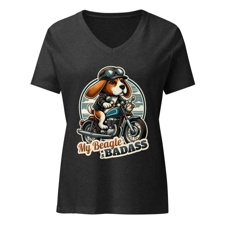 Badass Beagle - V-neck product image (3)