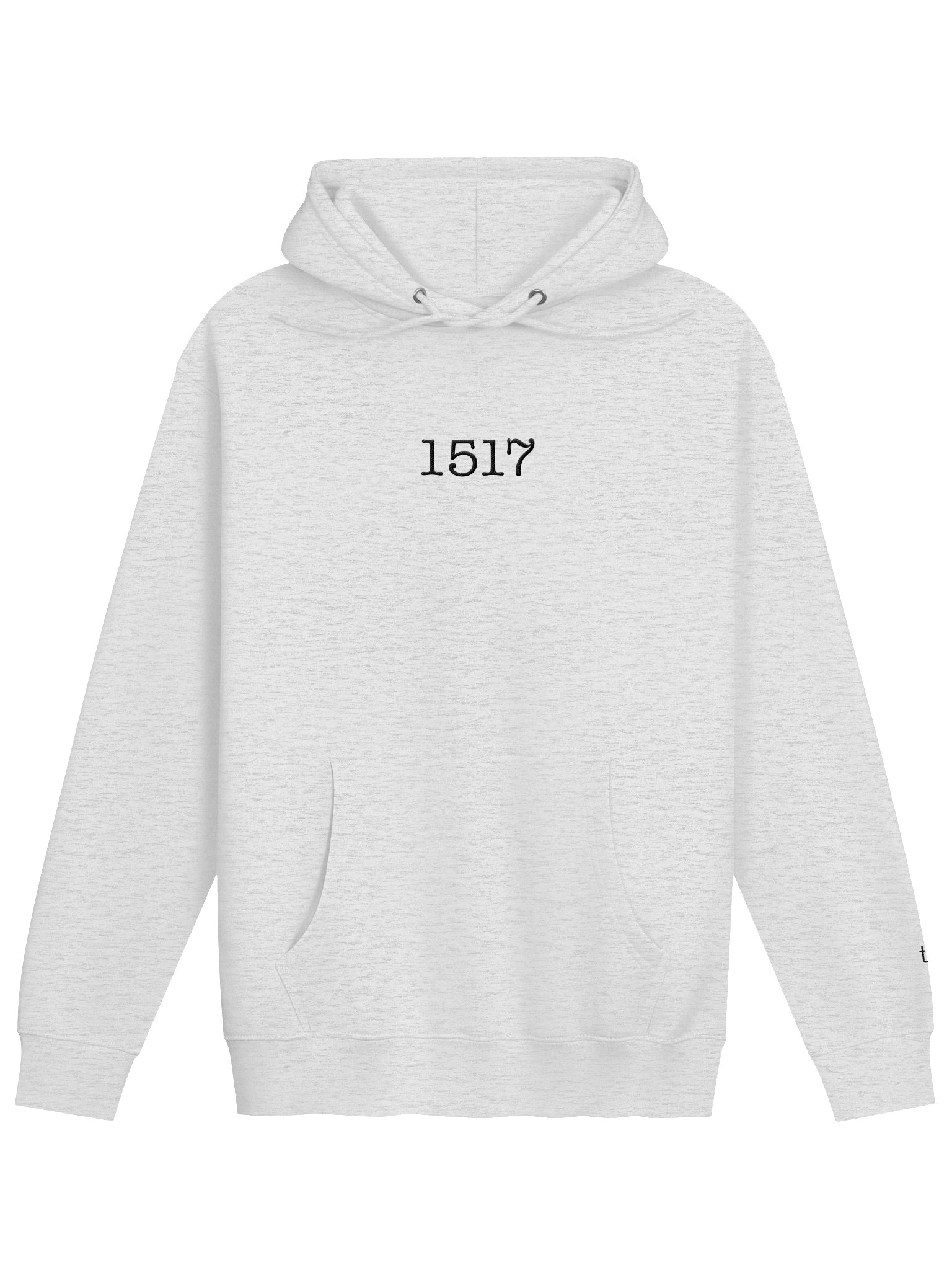 Embroidered Hoodie 1517 - Black product image (2)