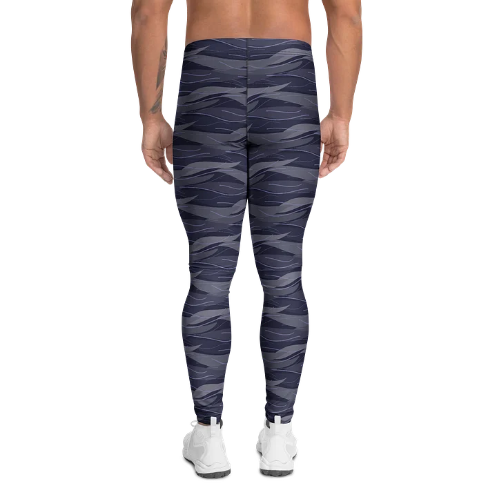 Colorful Modern Abstract Stripes Men's Leggings product image (2)
