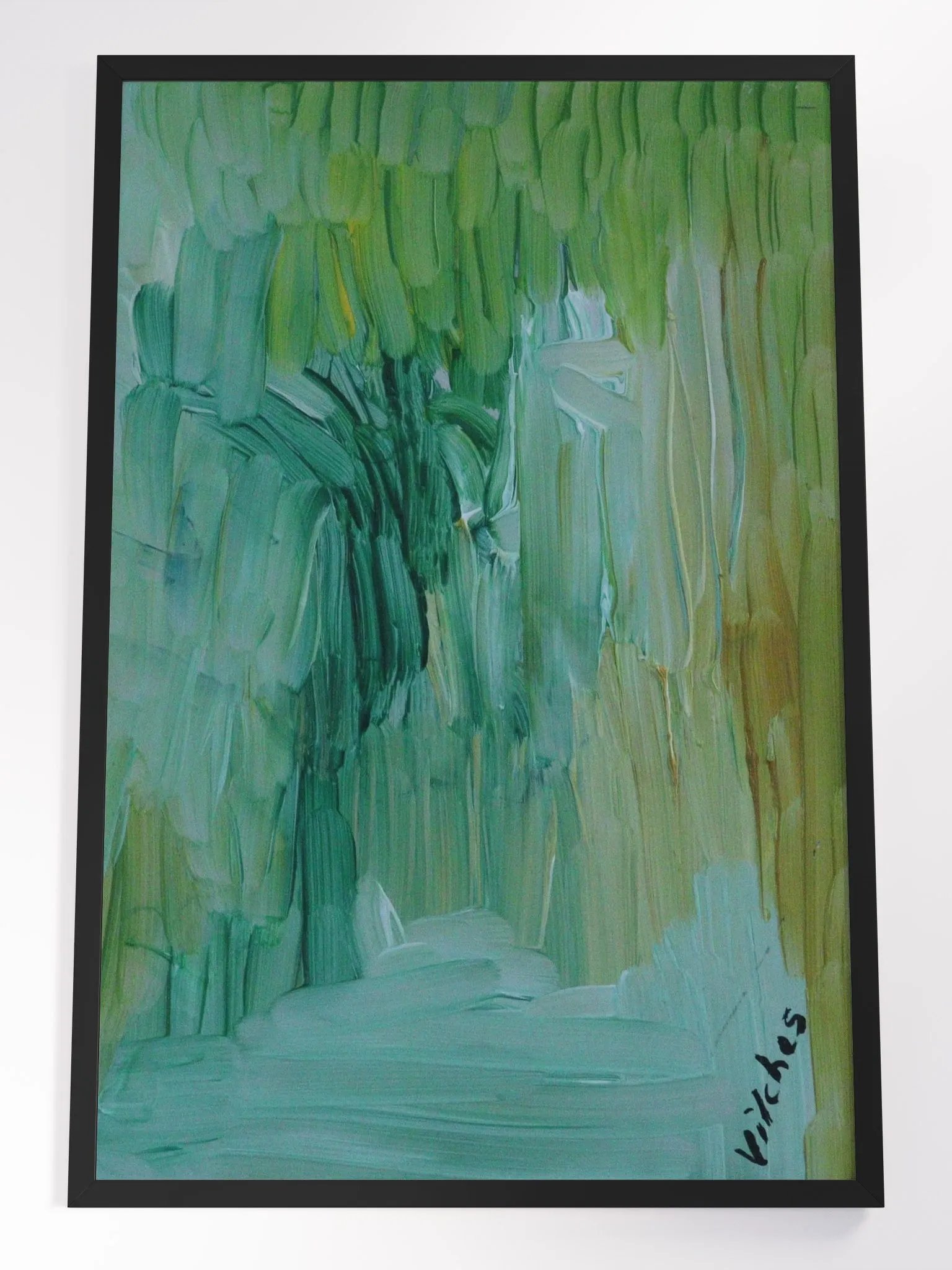 Verdant Layers Framed Art Print product image (1)