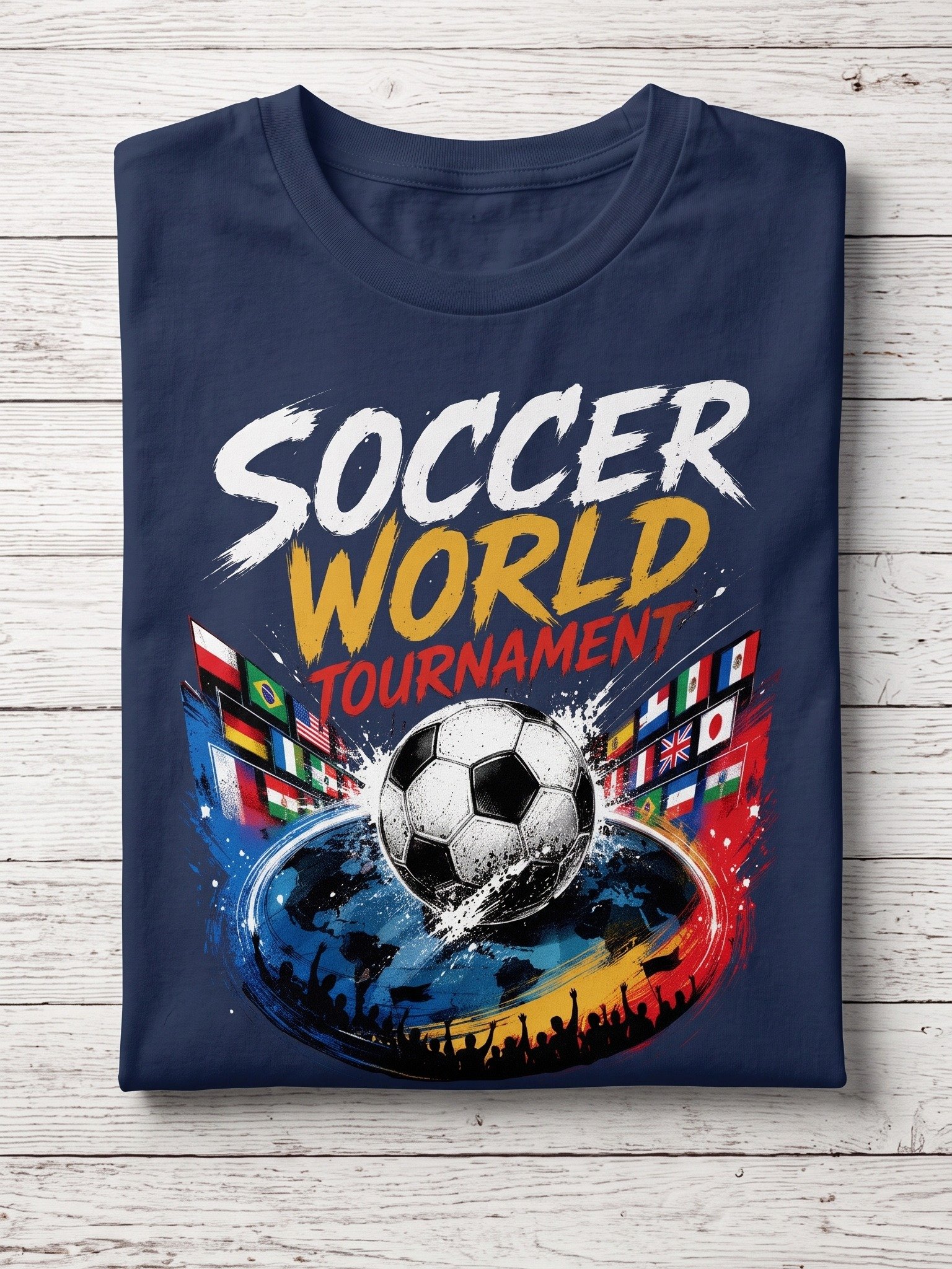 Soccer World Tournament T-Shirt – Global Fan Graphic Tee product image (1)