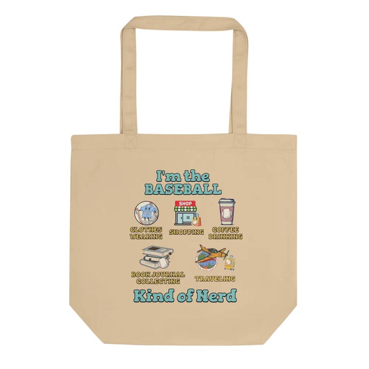 Im The Baseball Kind Of Nerd Eco Tote product image (1)