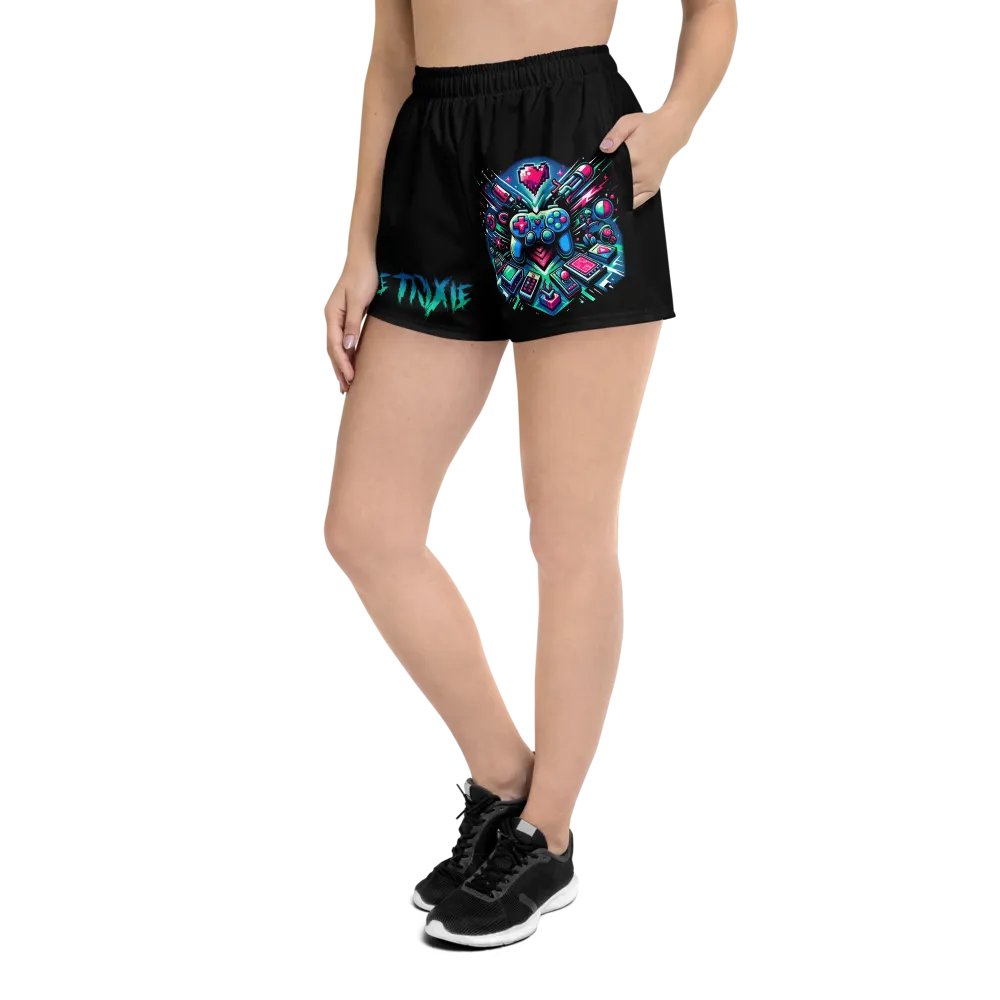 Gaming 4-Life Charity Edition Women's Athletic Shorts product image (2)