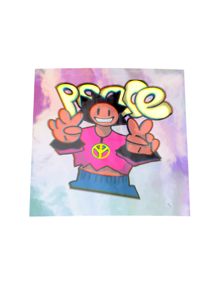 WRLD P34C3 Holo-Sticker product image (1)