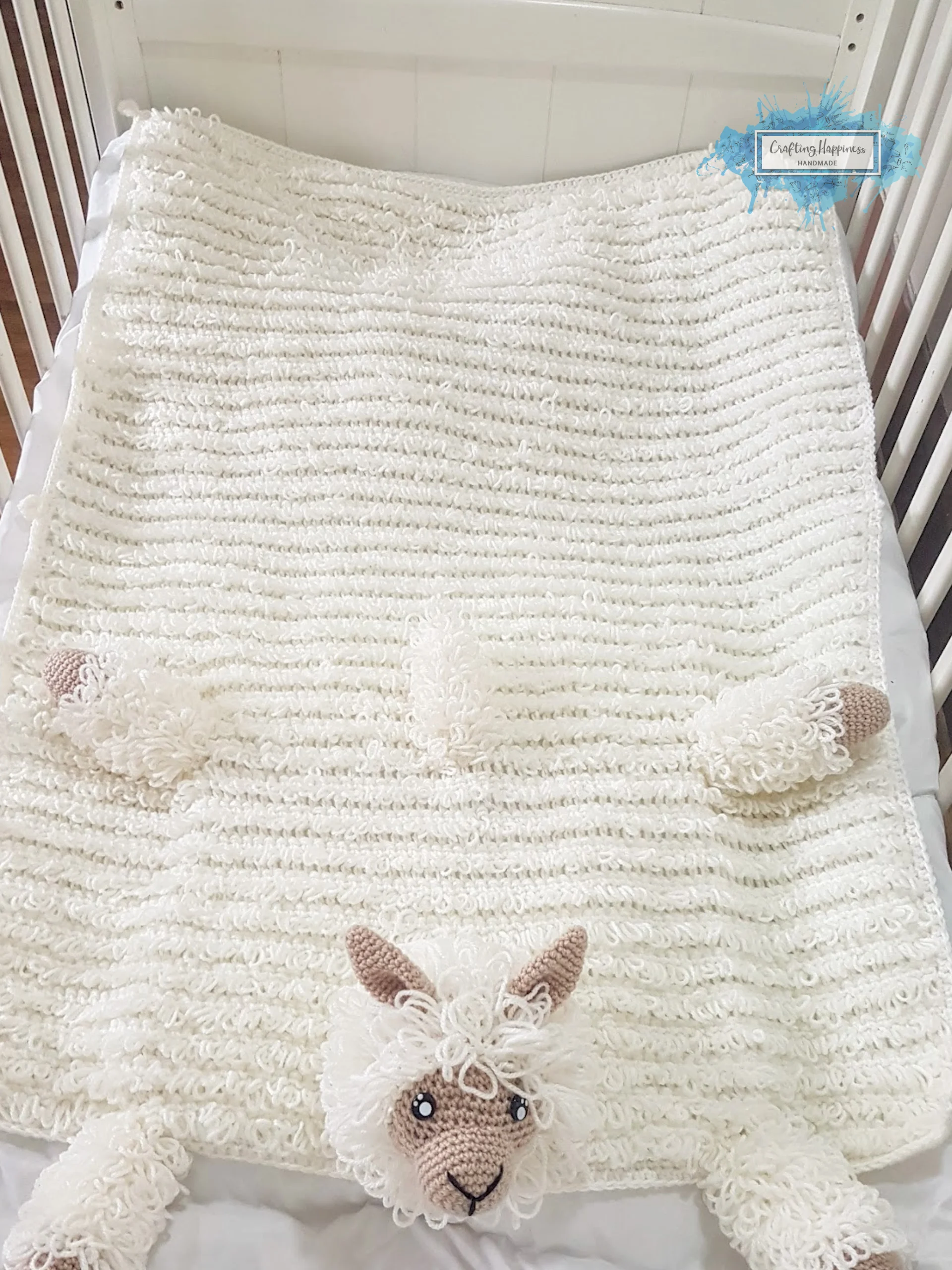 Llama Baby Blanket Crochet Pattern | 3in1 Stroller Toy (PDF Pattern) product image (3)