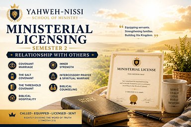 Ministerial Licensing Semester 2