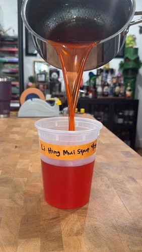 Li Hing Mui Syrup in under 60 seconds 🎧

Li hing mui is a powder made from ground preserved dried plums. It’s sweet, tangy, a...