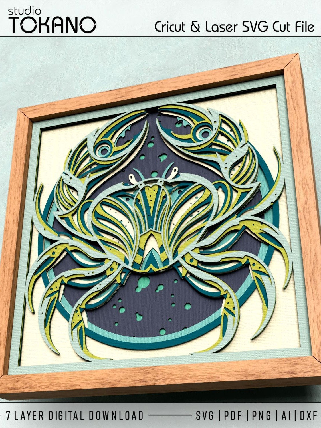 Crab Shadow Box product image (2)