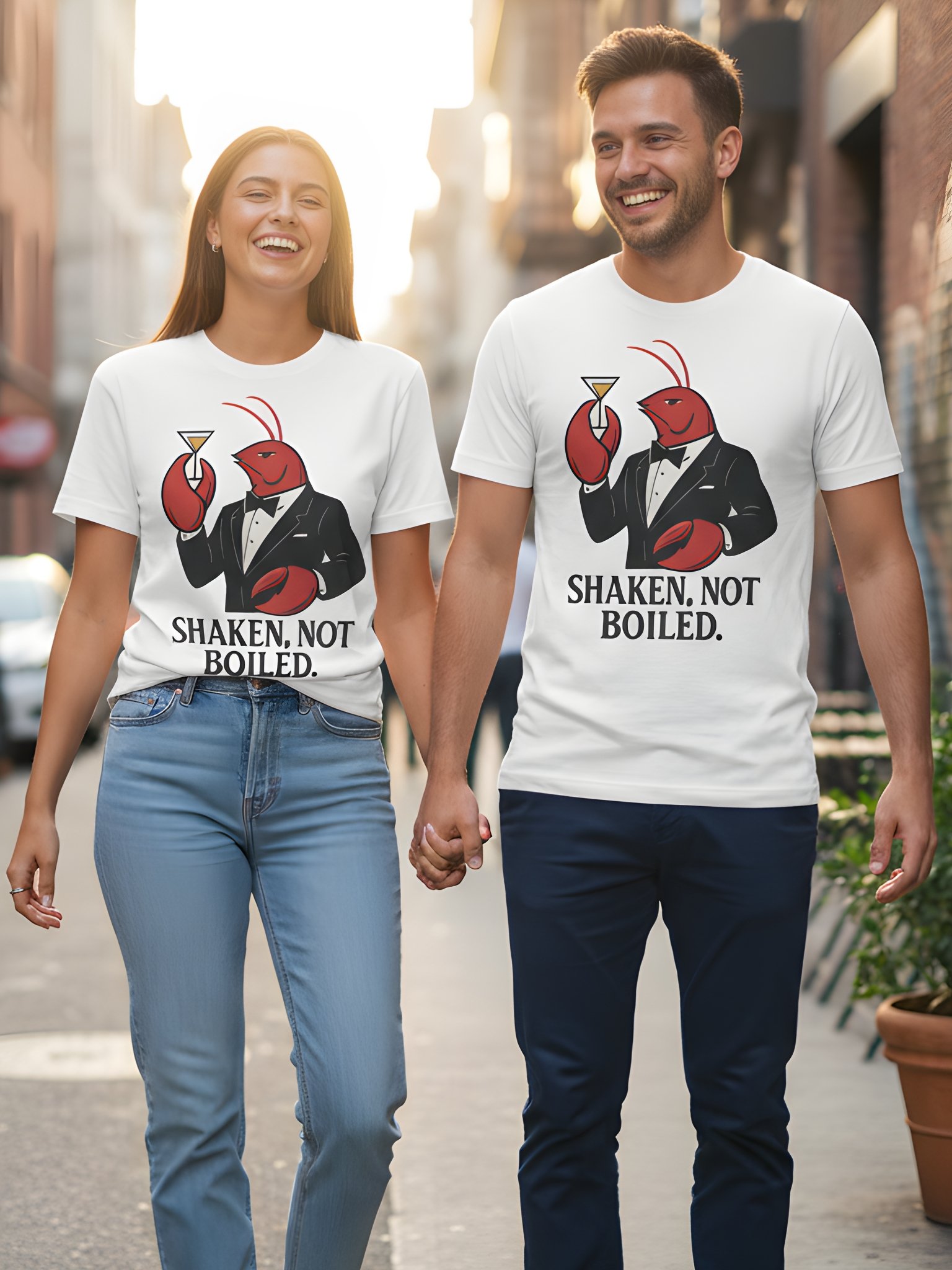 Lobster in a Tuxedo T-Shirt | Funny James Bond Style Tee product image (1)
