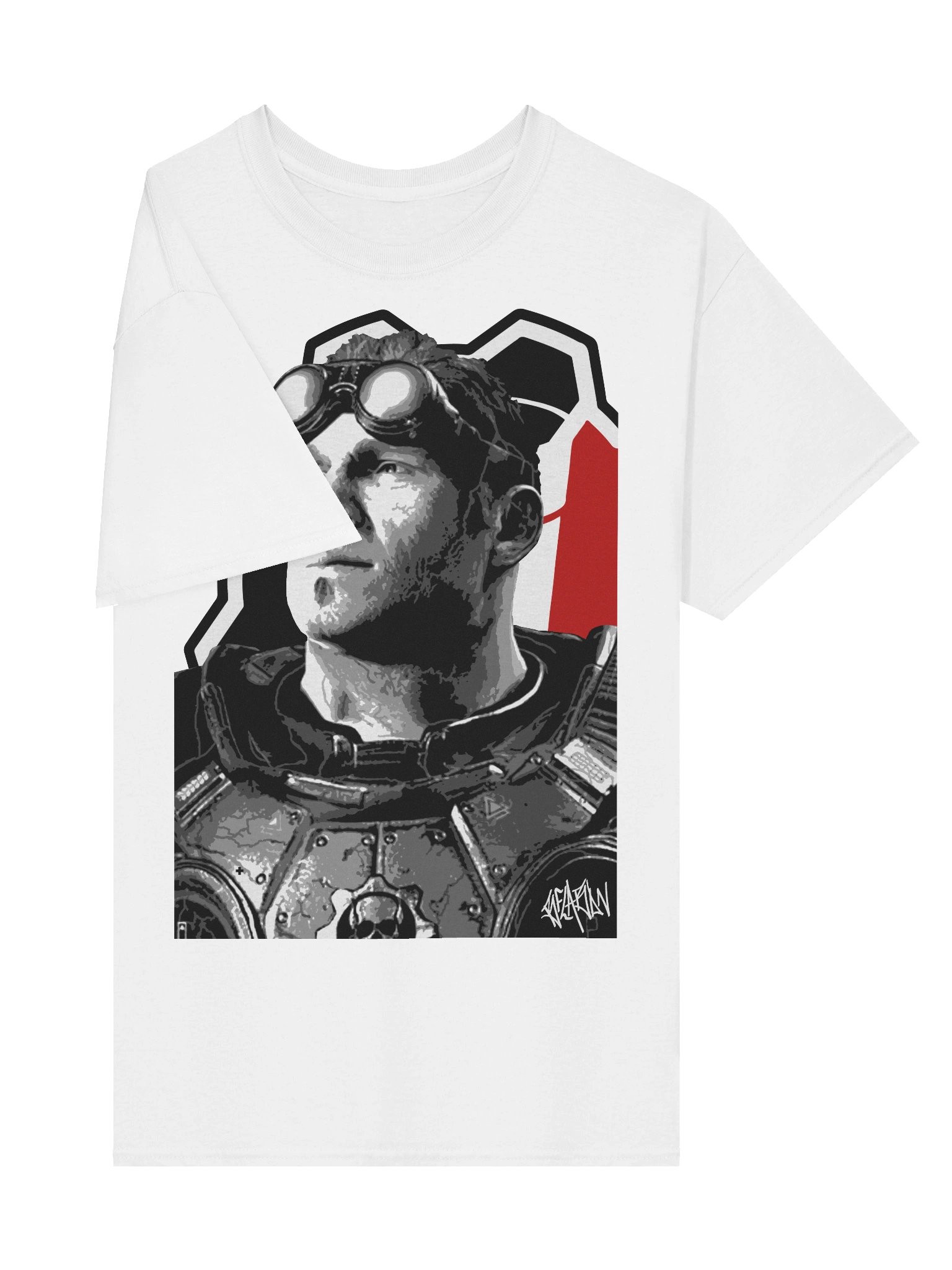 Baird painting tee (WHITE) product image (4)