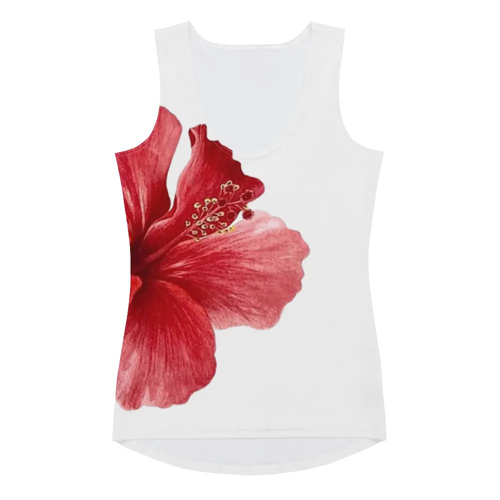 Hibiscus Bloom All-Over Tank product image (1)