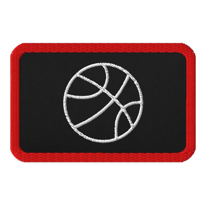 Basketball Embroidered Patch product image (1)