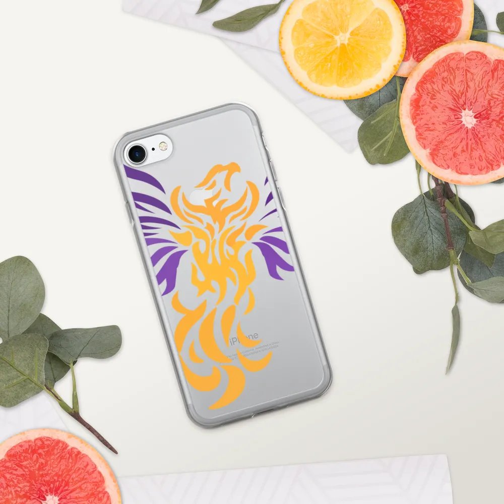 Rising Phoenix Clear Phone Case product image (12)