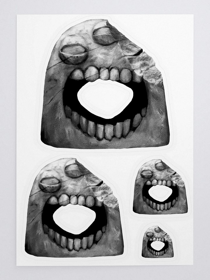 Wailing Headstone Stickers product image (1)