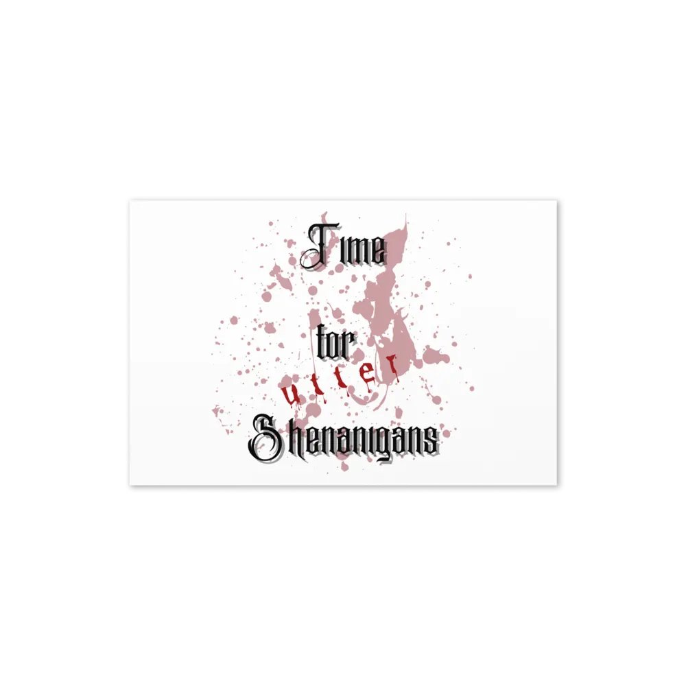 Time for utter shenanigans card product image (20)