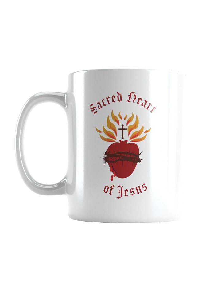 Sacred Heart of Jesus Glossy White Mug product image (1)