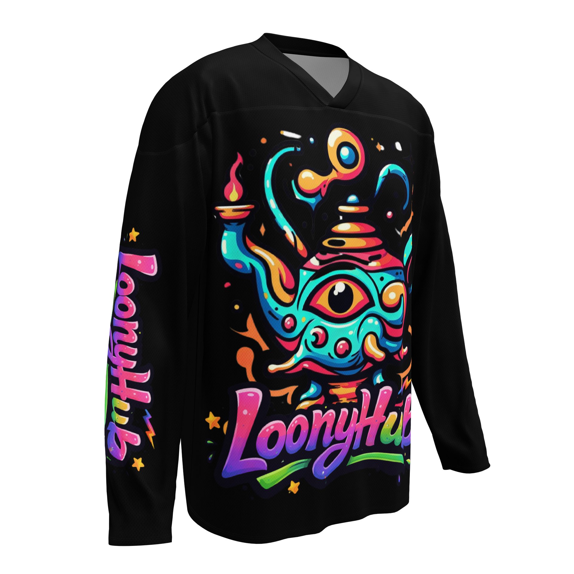 LIMITED EDITION - CNX Core All-over print Unisex Long Sleeve Tee — LoonyHub 002 product image (3)