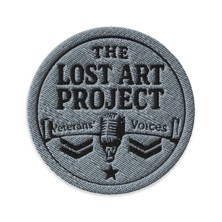 The Lost Art Project: Veterans' Voices Official Patch product image (1)