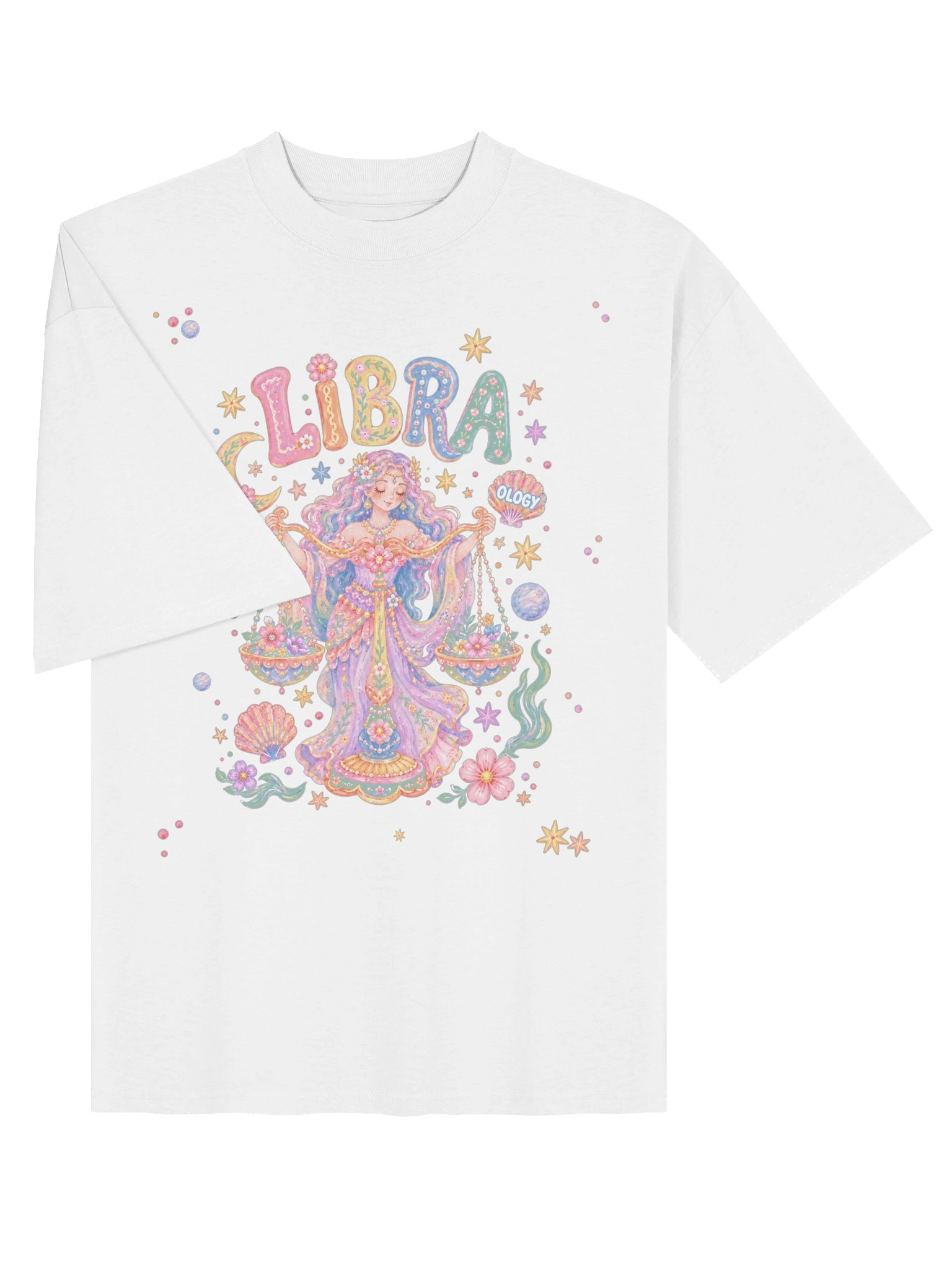 Libra Astro Pop Oversized Tee product image (12)