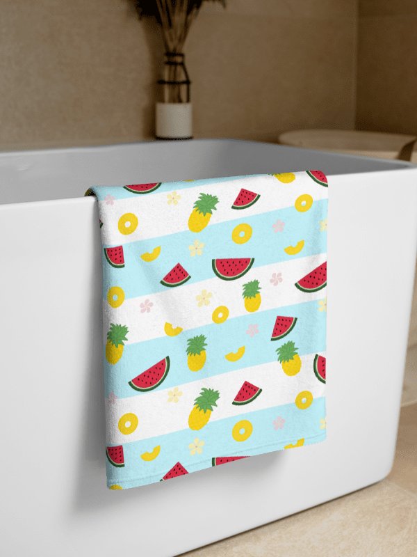 Pineapple Watermelon Pattern Towel product image (1)