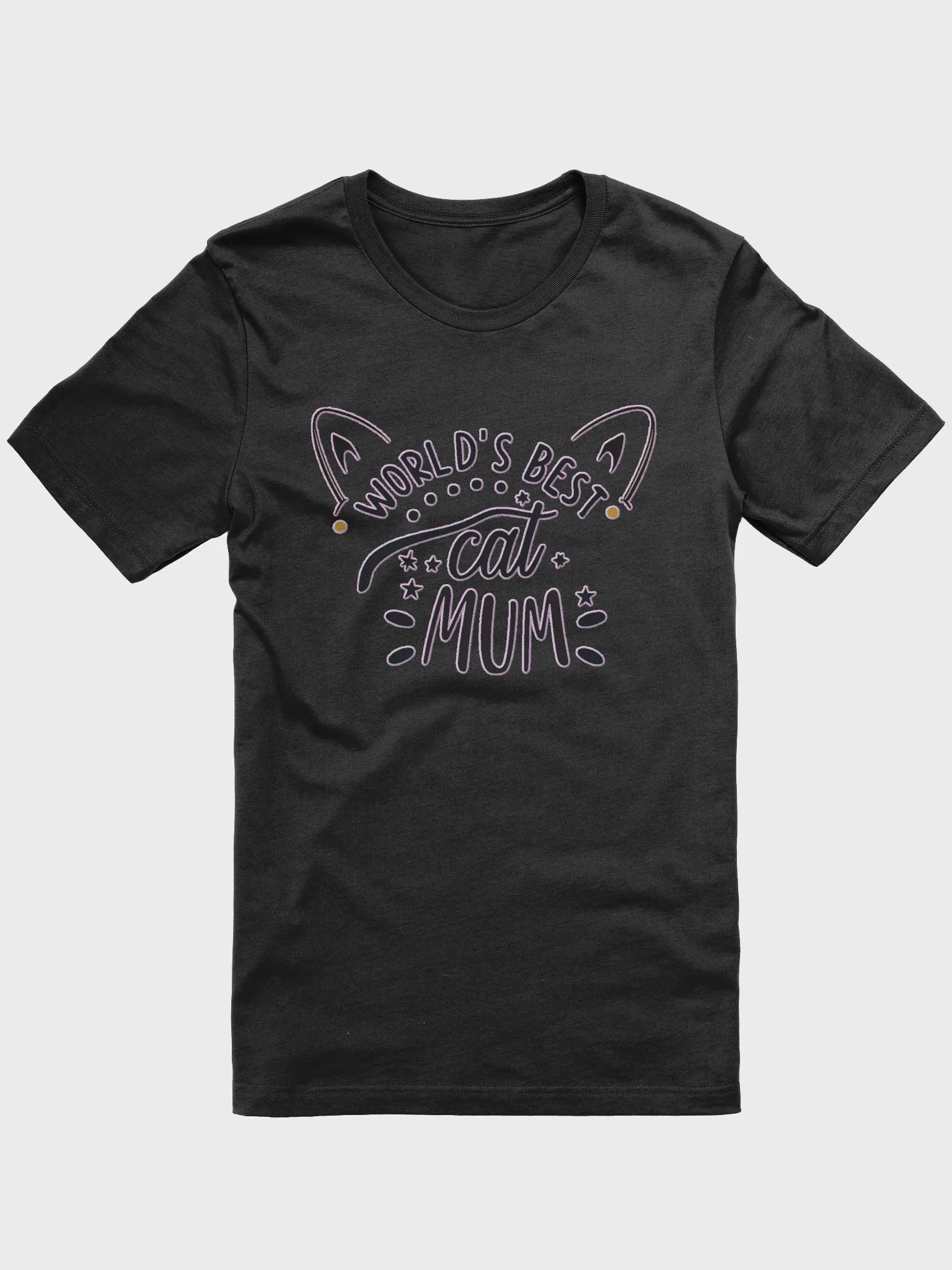 World's Best Cat Mum Supersoft T-Shirt product image (1)