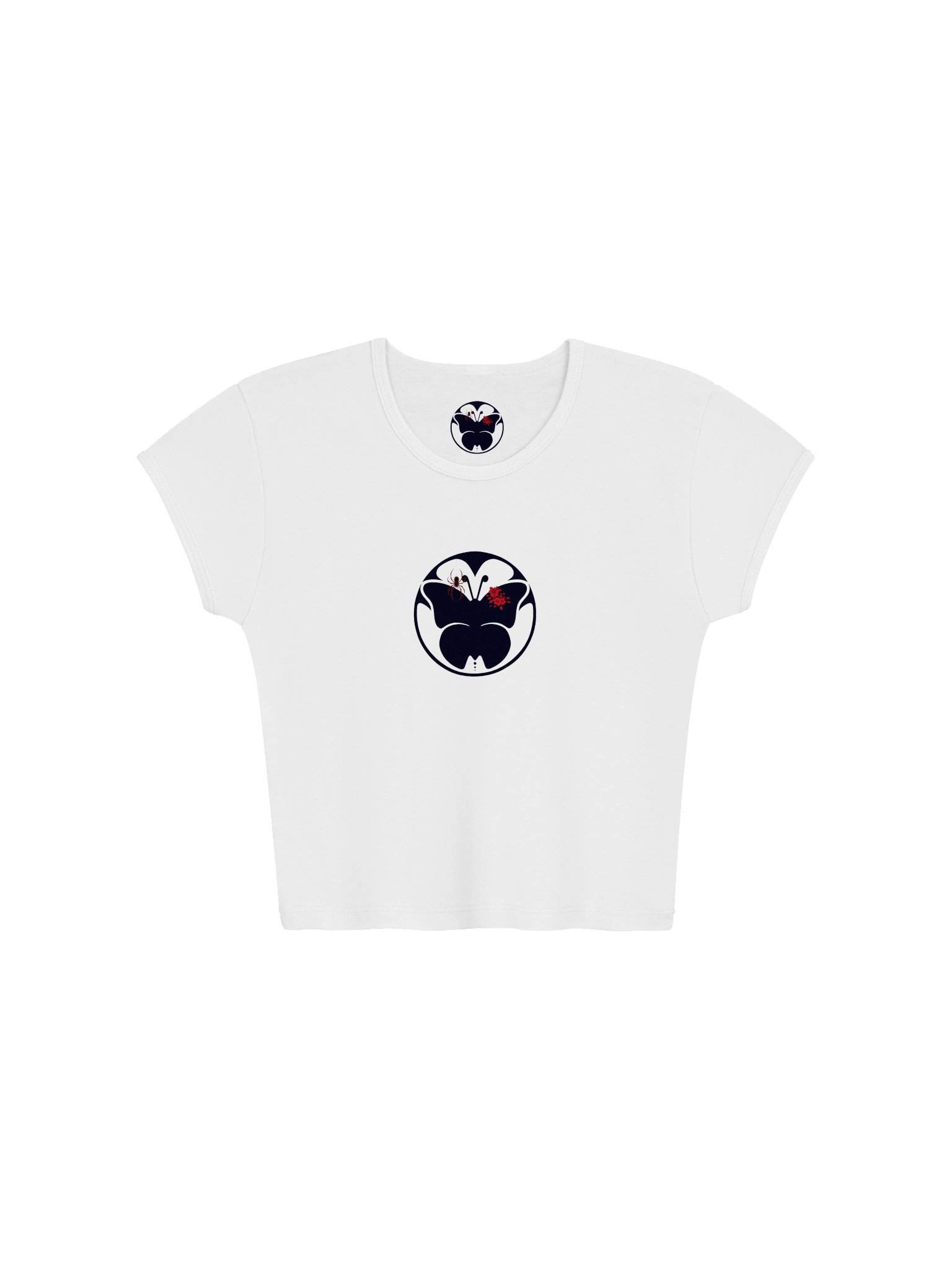 Midnight Bloom Crop Top product image (1)