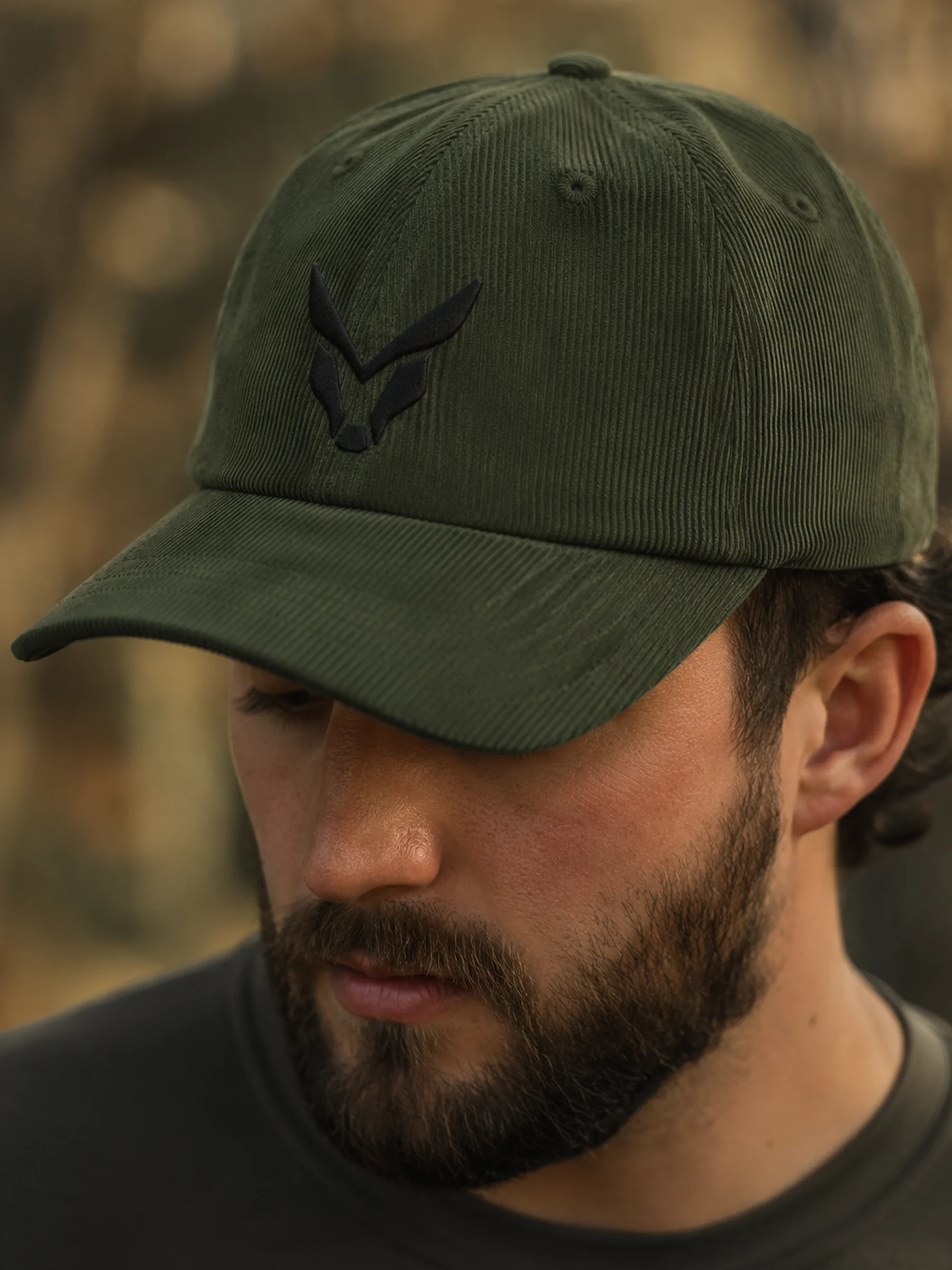Mulepar Camo Embroidered Corduroy Dad Hat product image (3)