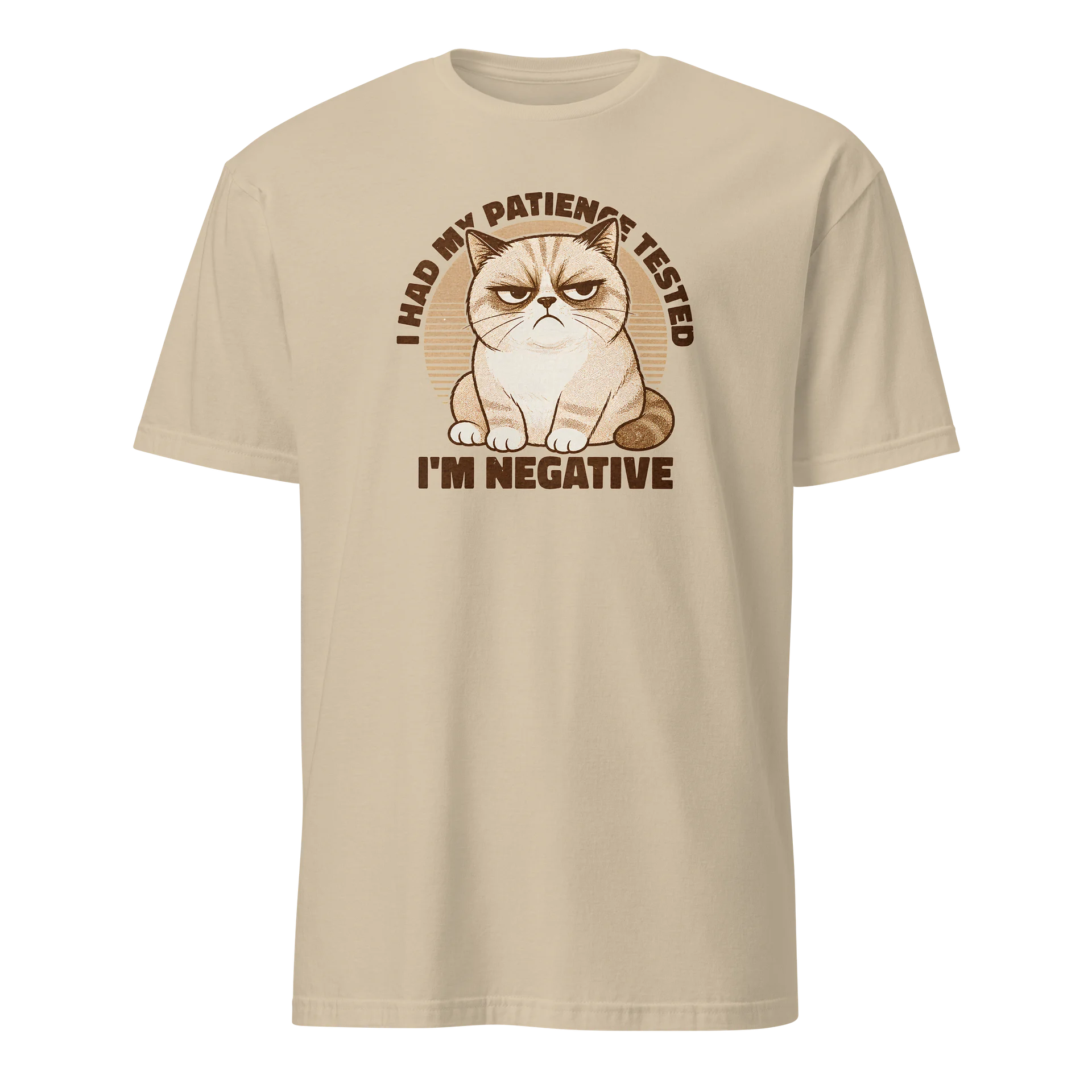 I'm negative grumpy cat soft tee product image (1)