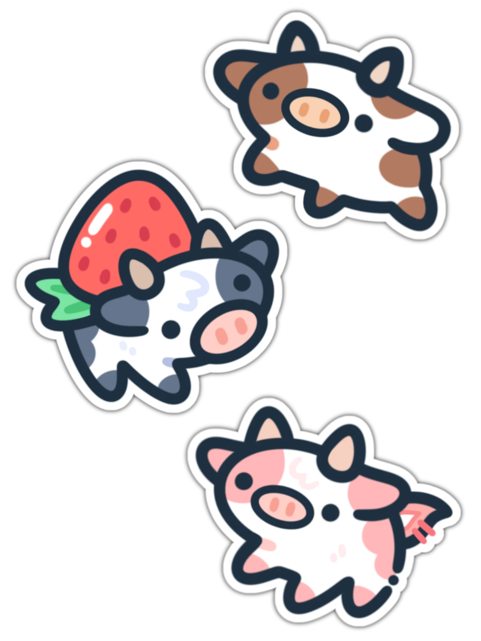 Cow Sticker Pack product image (1)