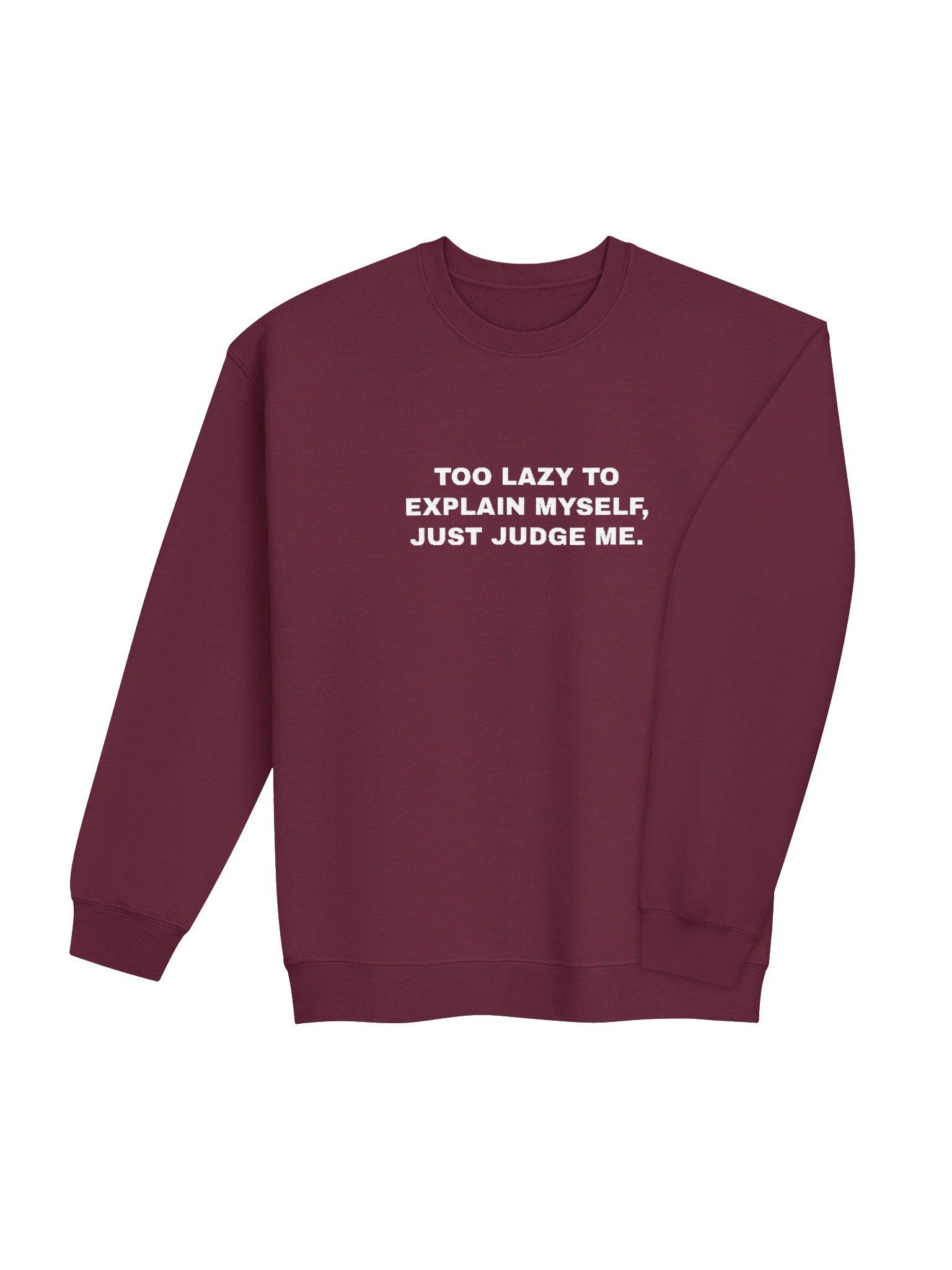 TOO LAZY TO EXPLAIN MYSELF - EMBROIDERED product image (4)