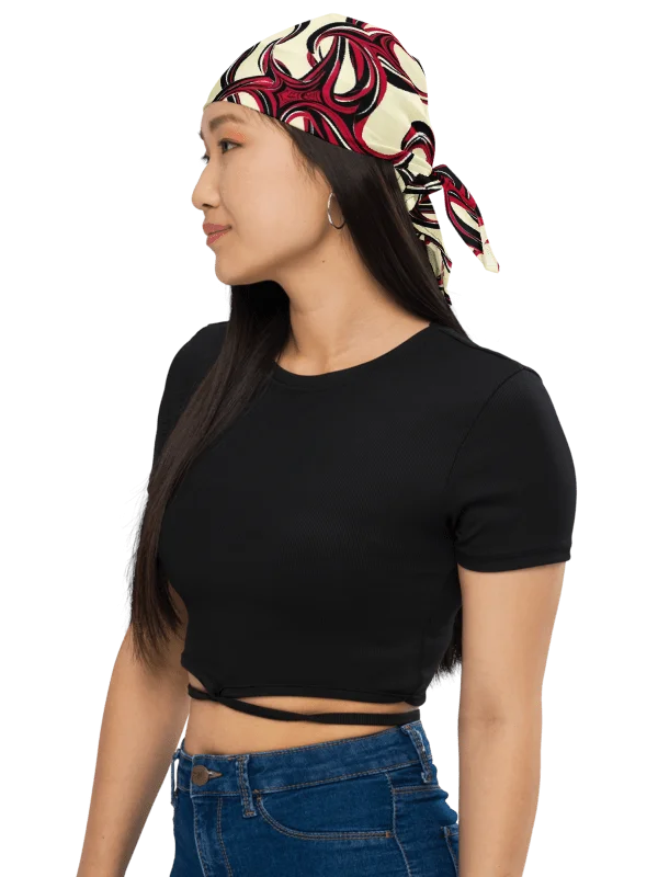 Crimson Red Barbwire Bandana product image (1)