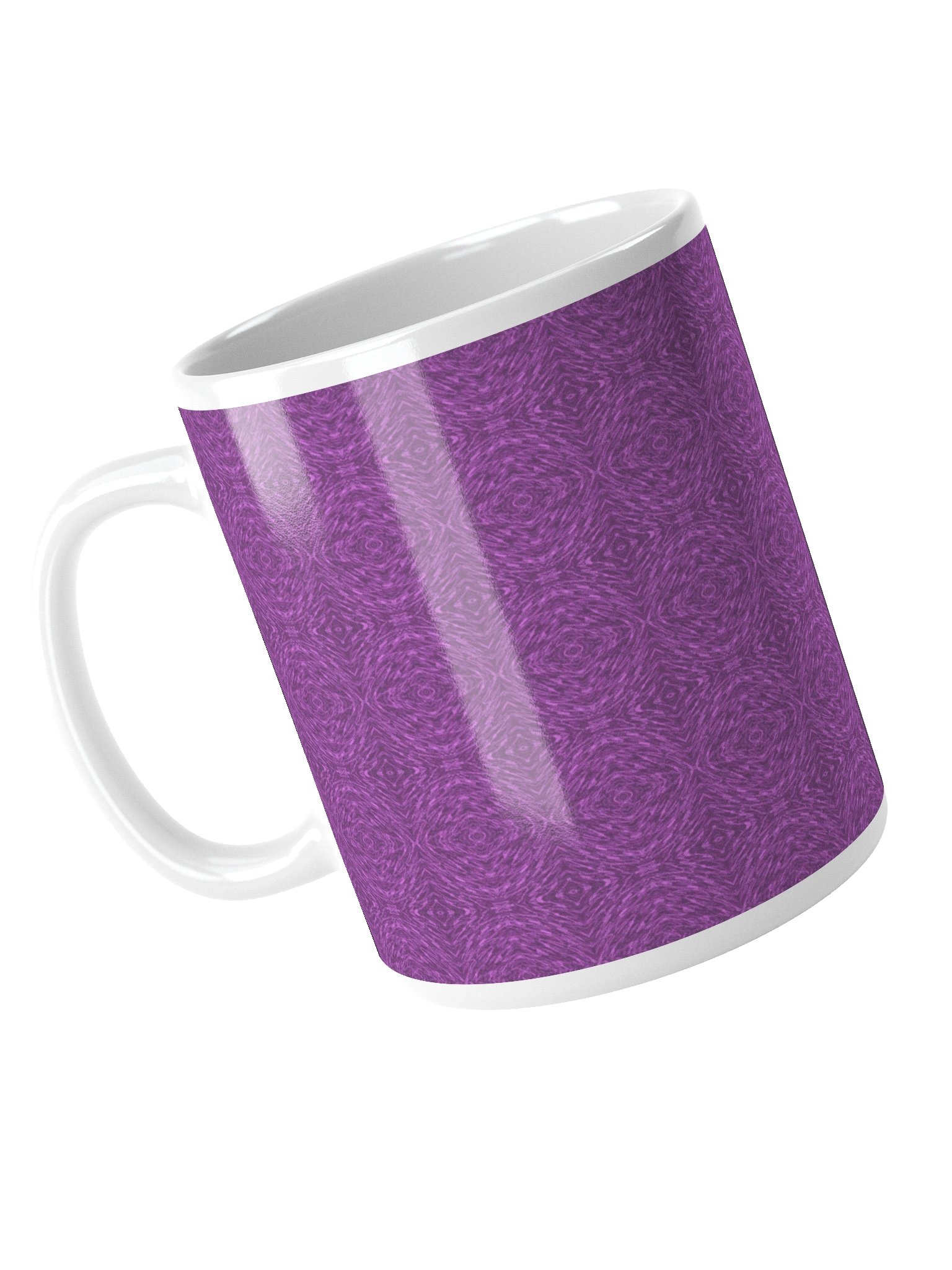 Plum Solstice – White Glossy Mug product image (2)