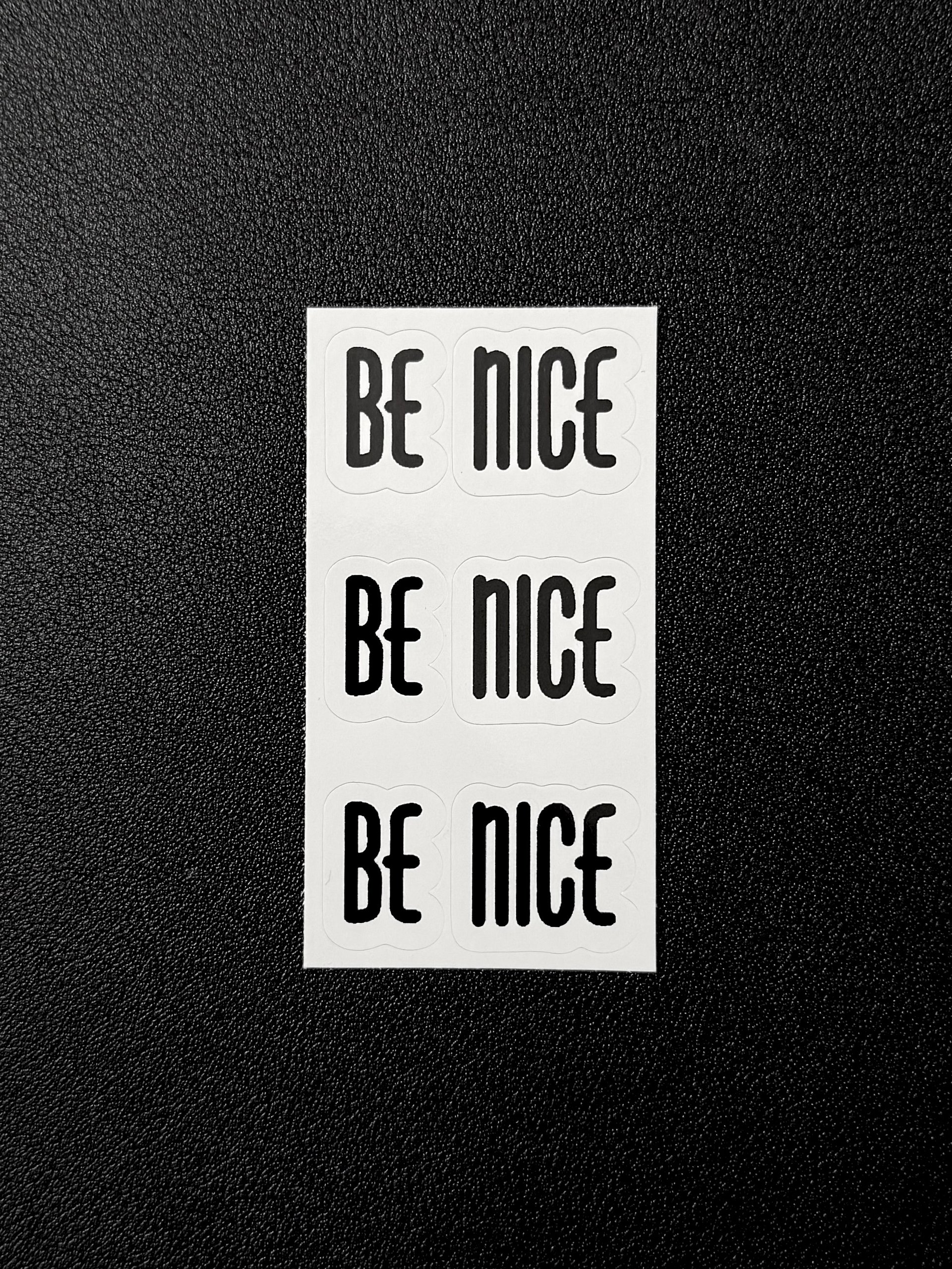 BE NICE Basics Stickers 3-pack product image (1)