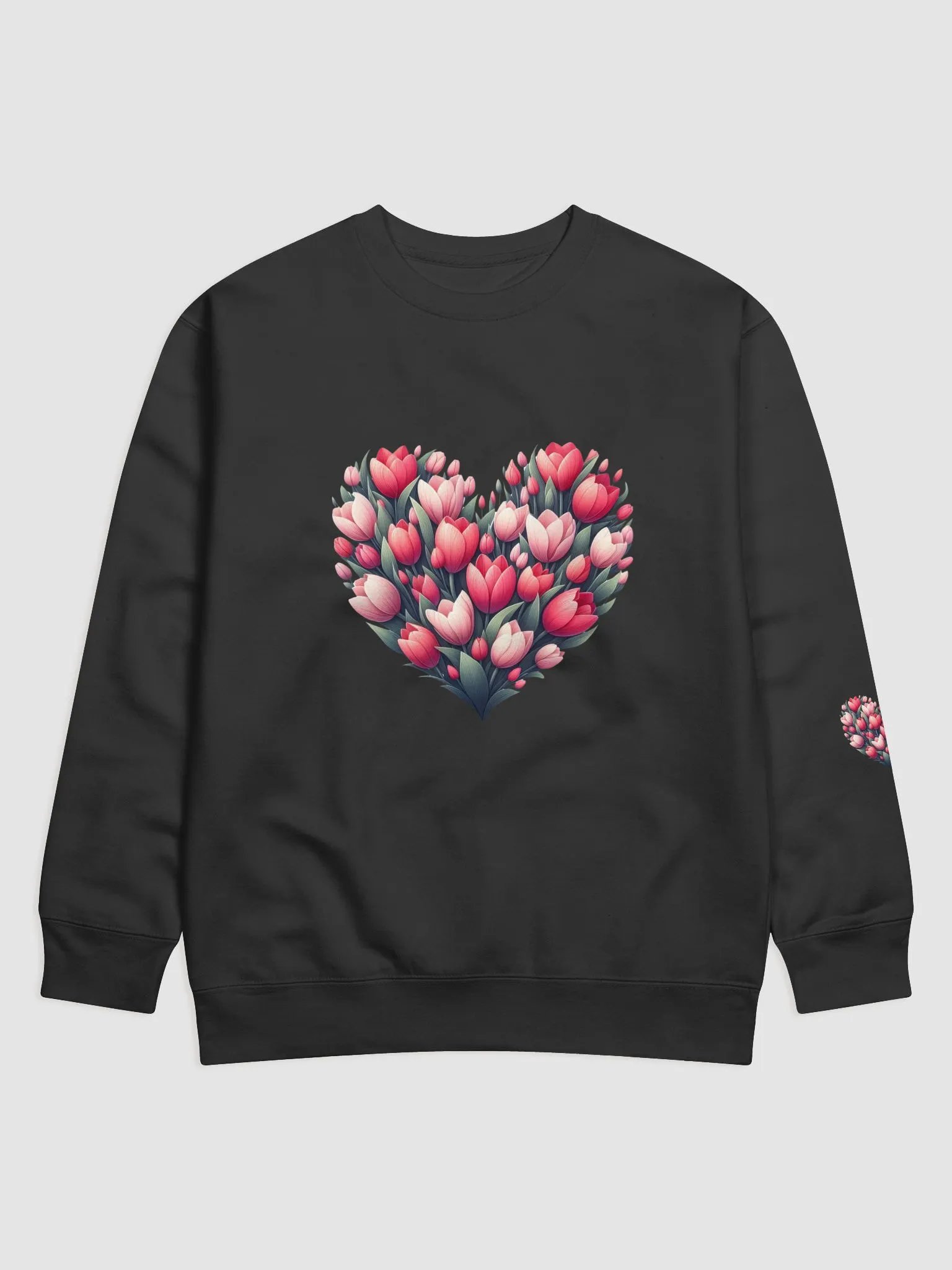 Heartfelt Tulip Bouquet Sweatshirt product image (1)