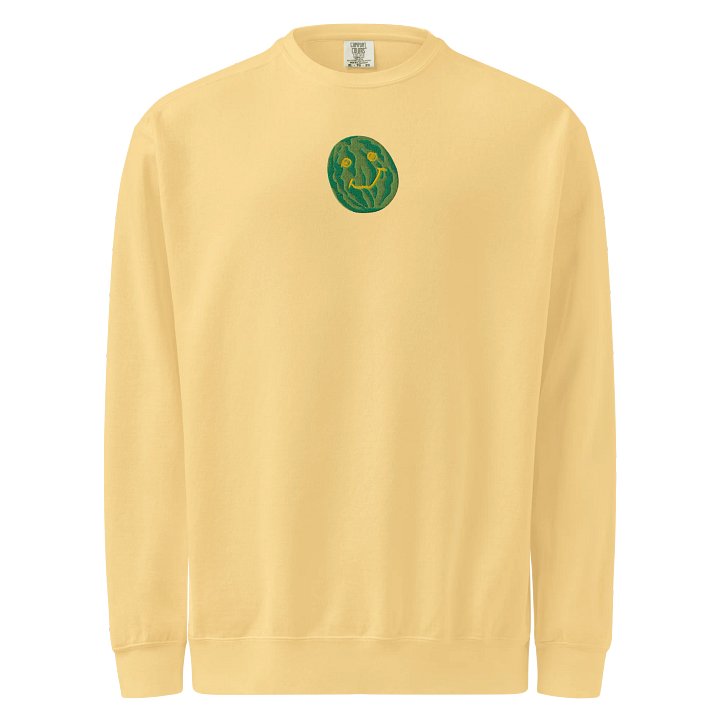Happy Melon Embroidered Sweater (Unisex) product image (1)