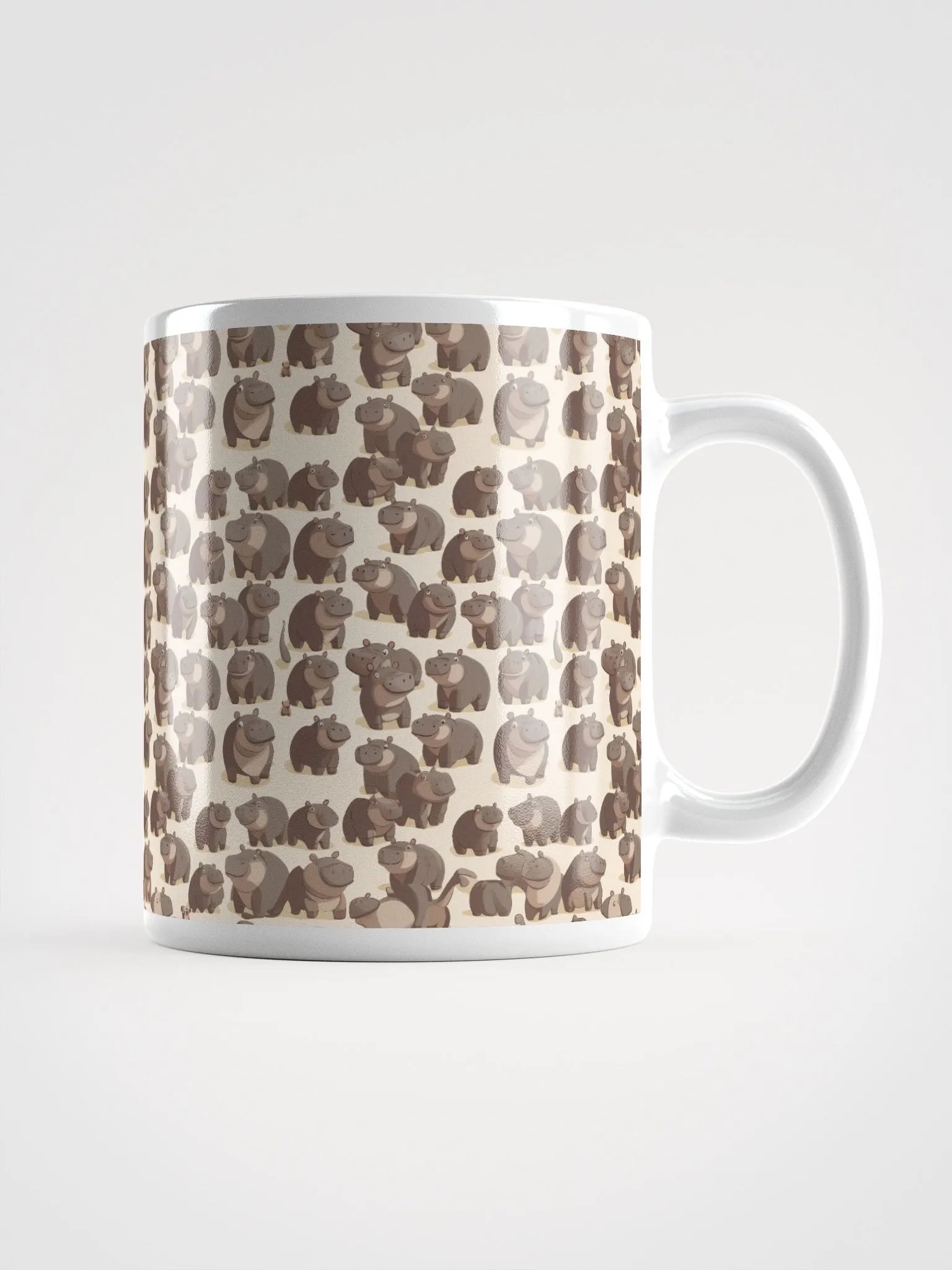 Happy Hippo Pattern Mug product image (2)
