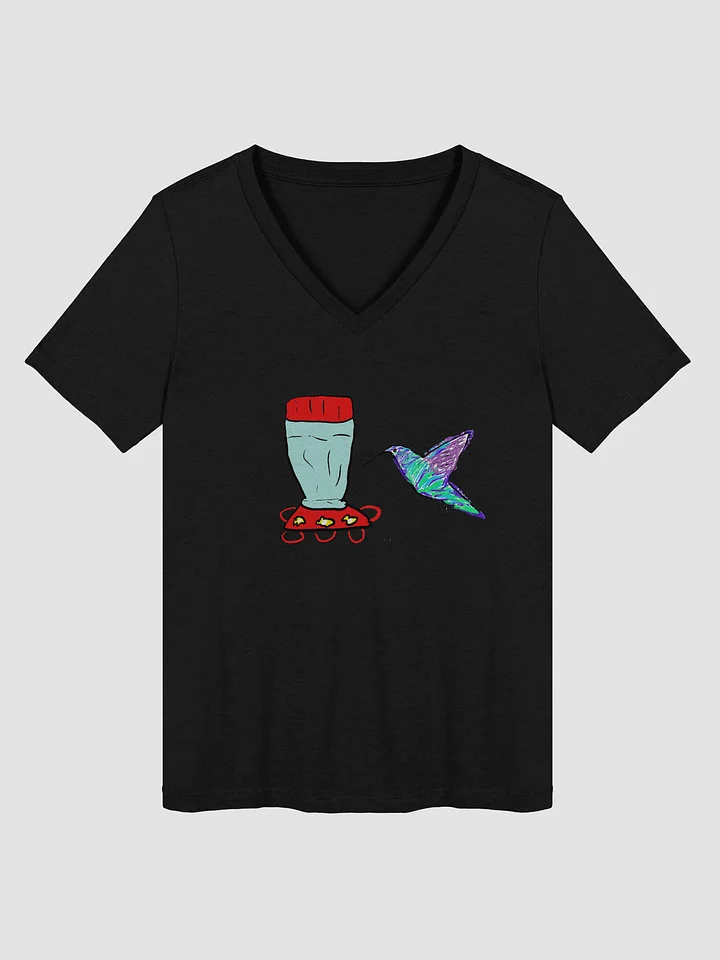 Hummingbird Relaxed V-Neck Tee product image (1)