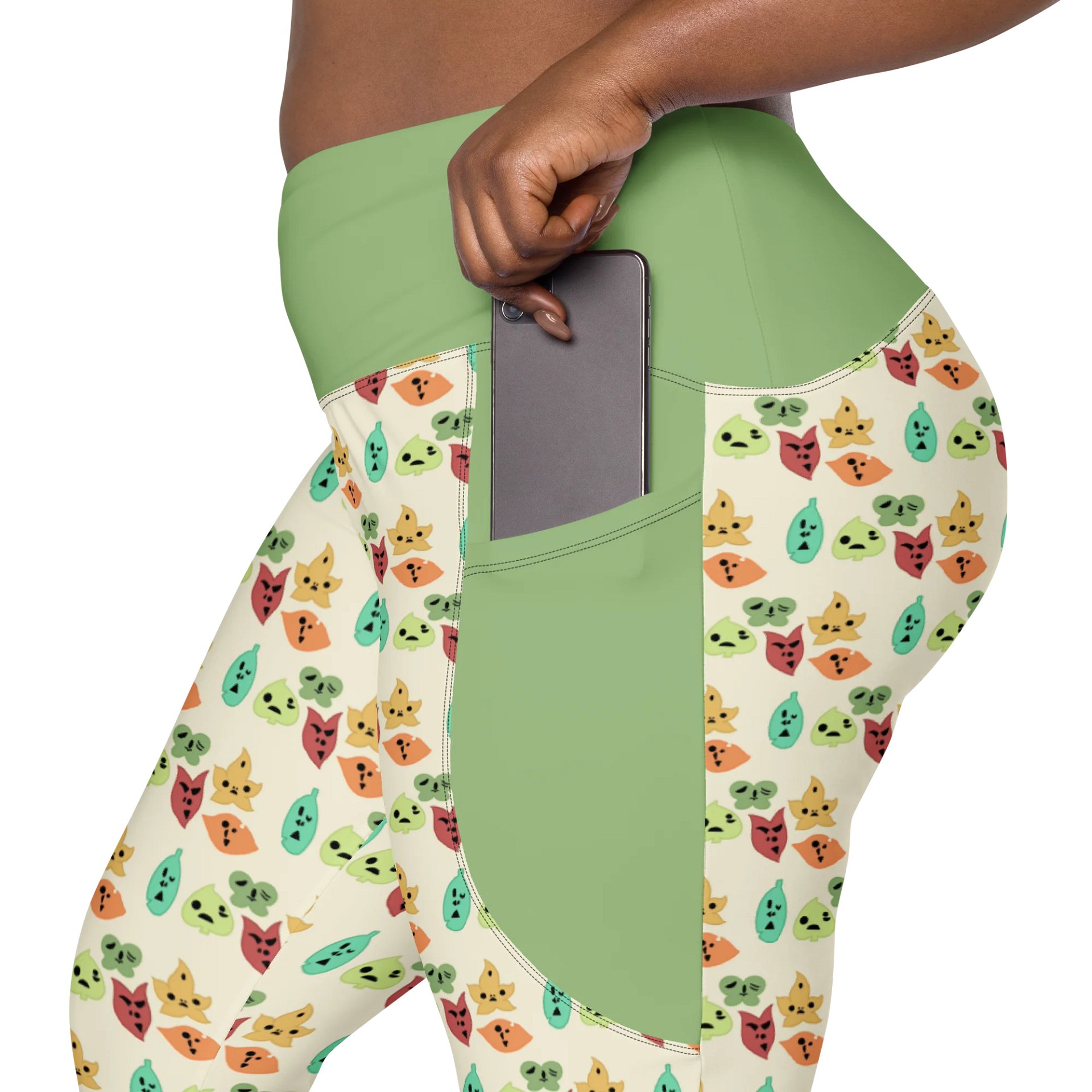 Korok Leggings w/Pockets - Olive product image (8)