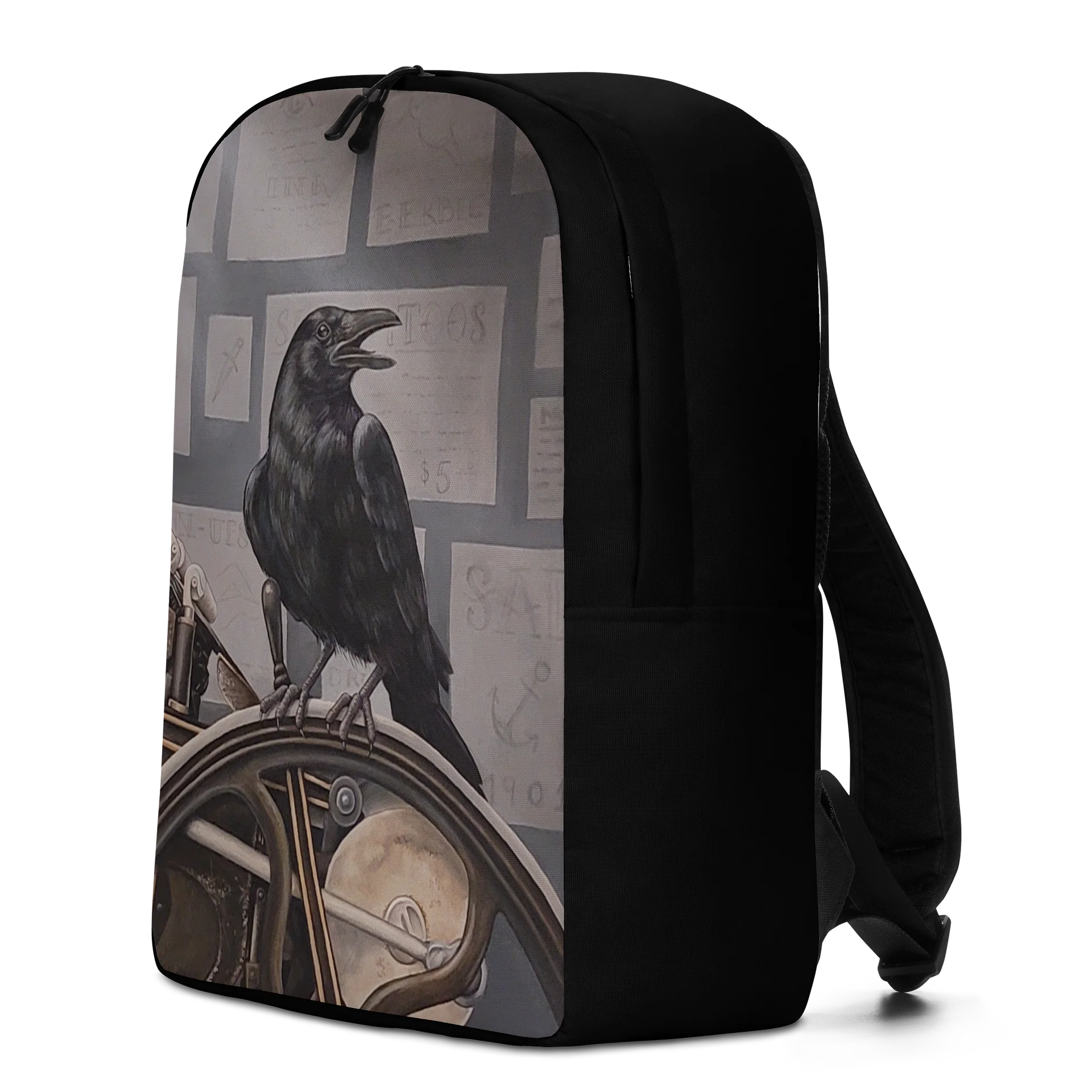 Raven's Letterpress All-Over Print Backpack product image (2)