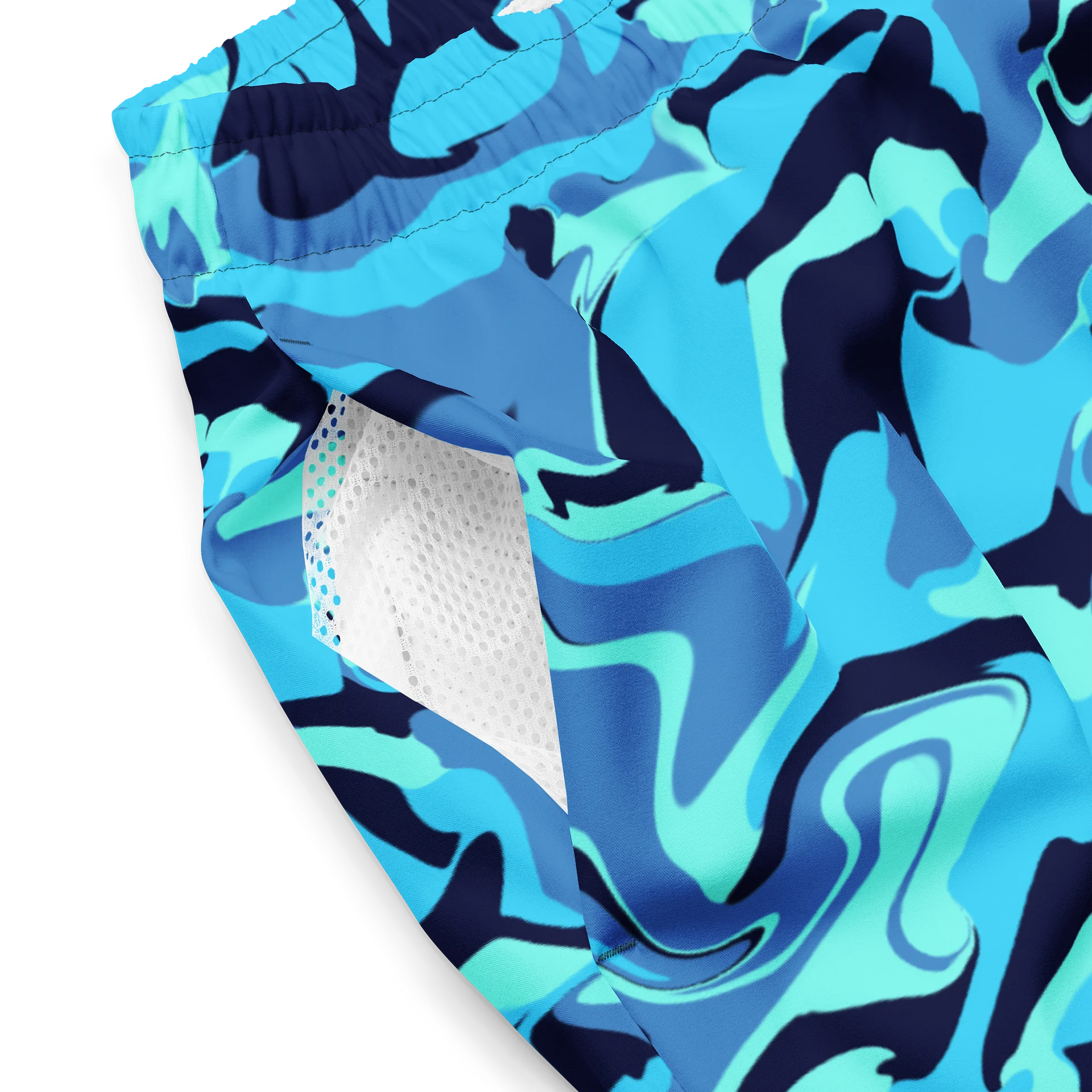 Camo Blue Waves | Swim Trinks product image (2)