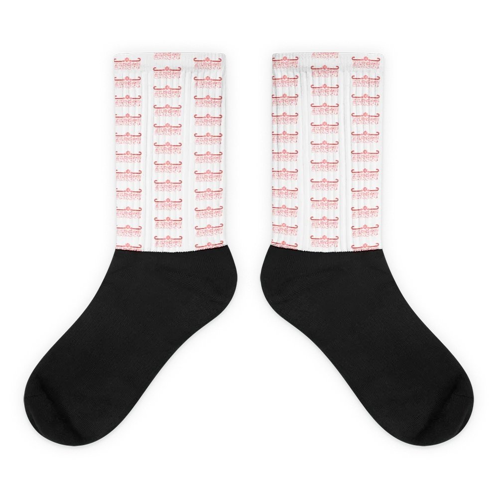 JAKETV CANDY CANE LOGO SOCKS product image (1)