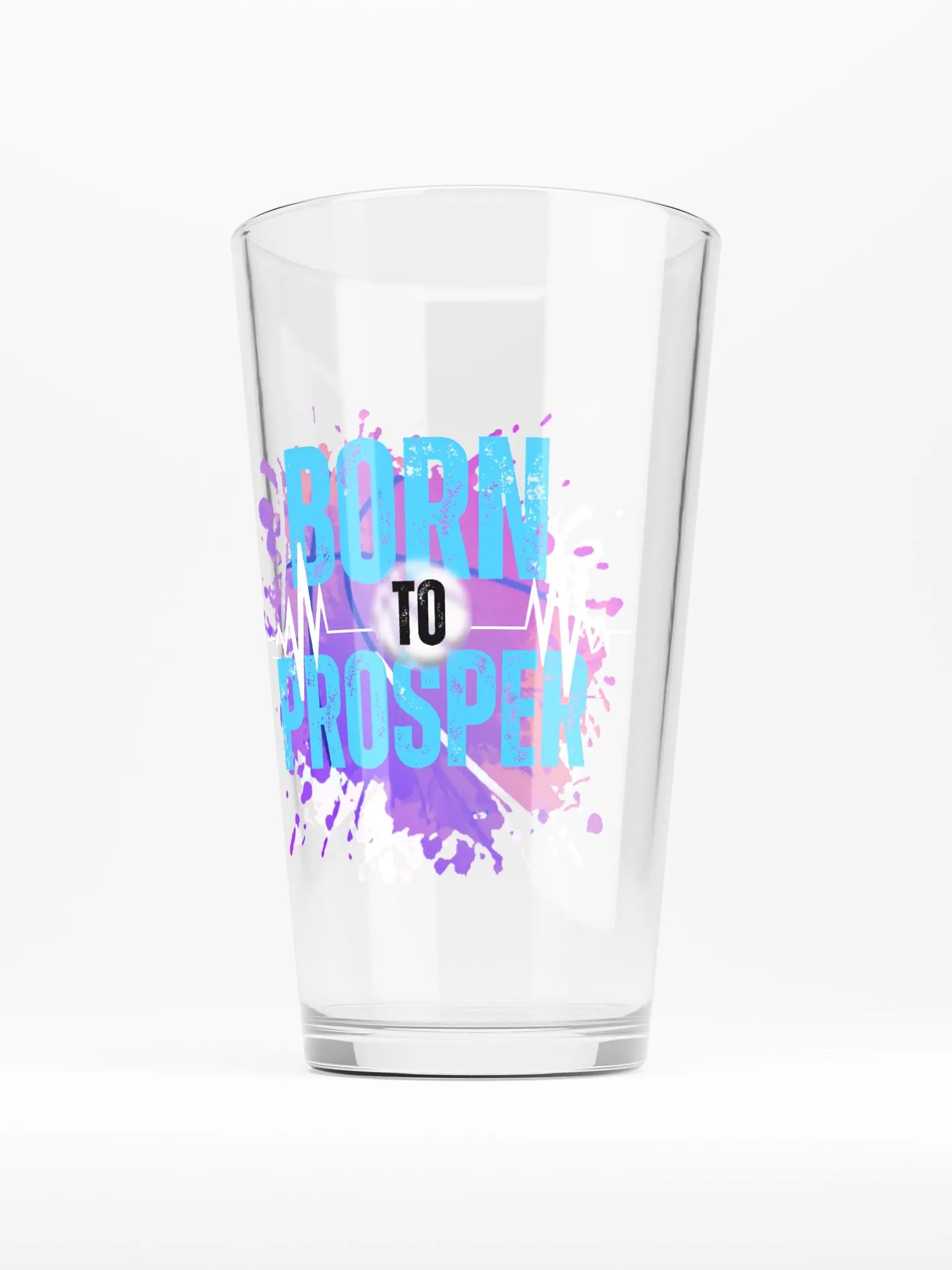 Born to Prosper Shaker Pint Glass product image (1)