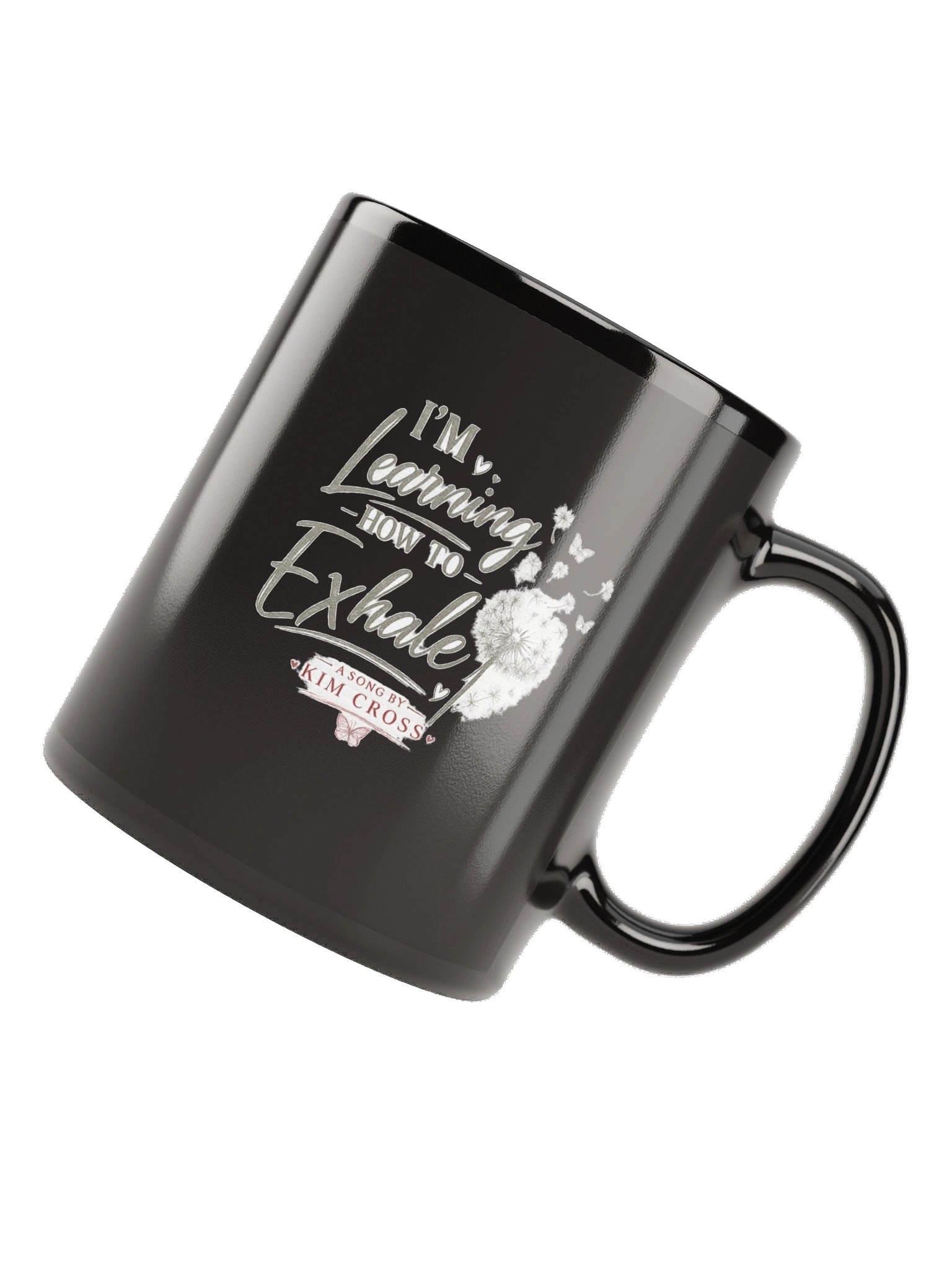 I'm Learning How to Exhale Black Coffee Mug product image (11)