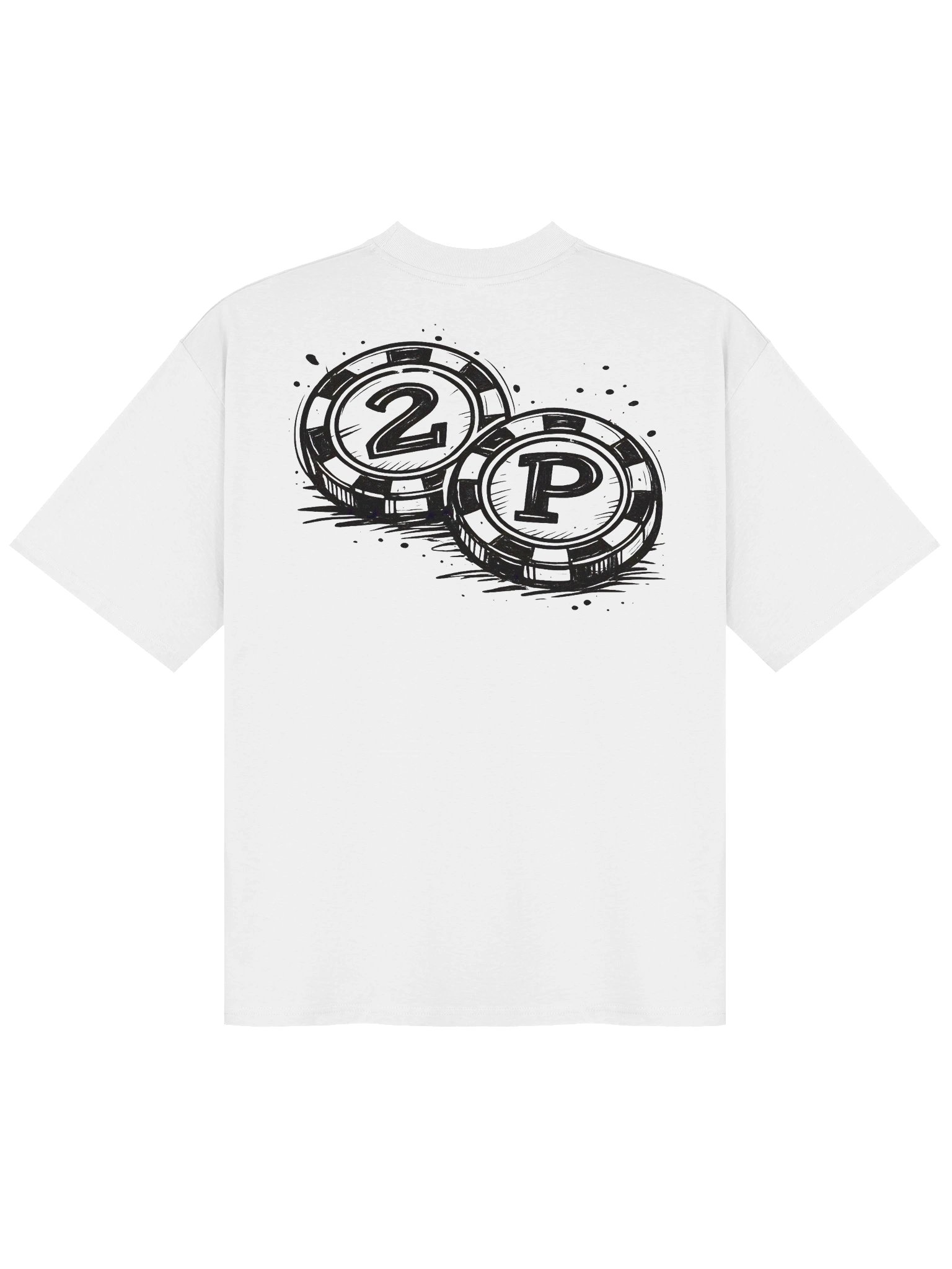 2P "No luck" Oversized Tee product image (4)