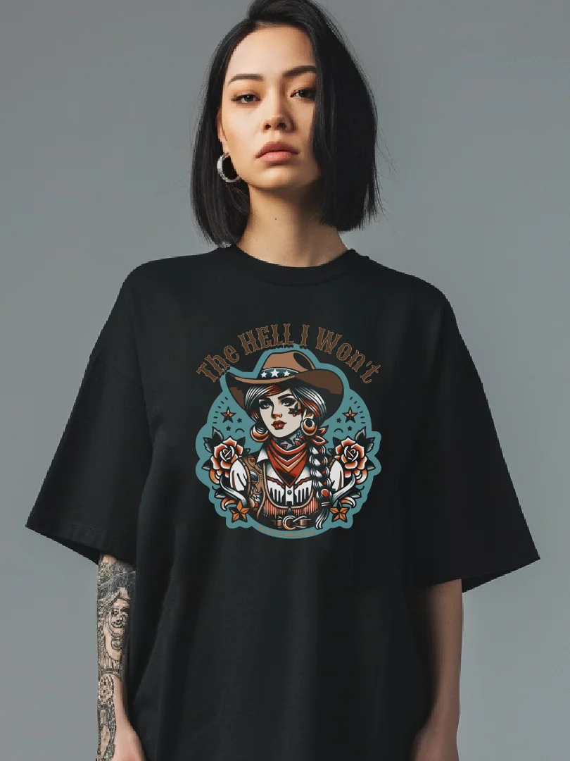 The HELL I Won't - old school tattoo style product image (1)