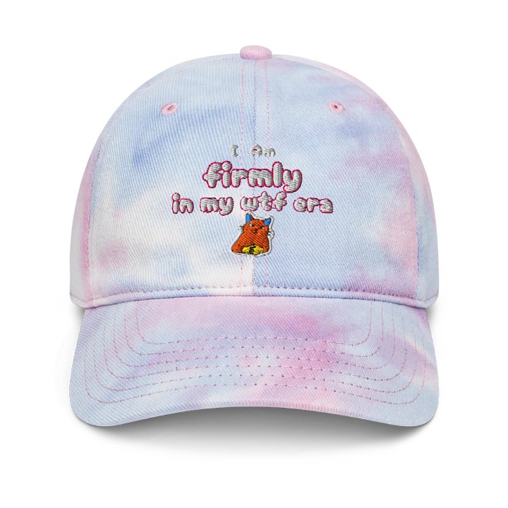 KC, Firmly in My WTF Era, Embroidered Tie-Dye Cap product image (3)