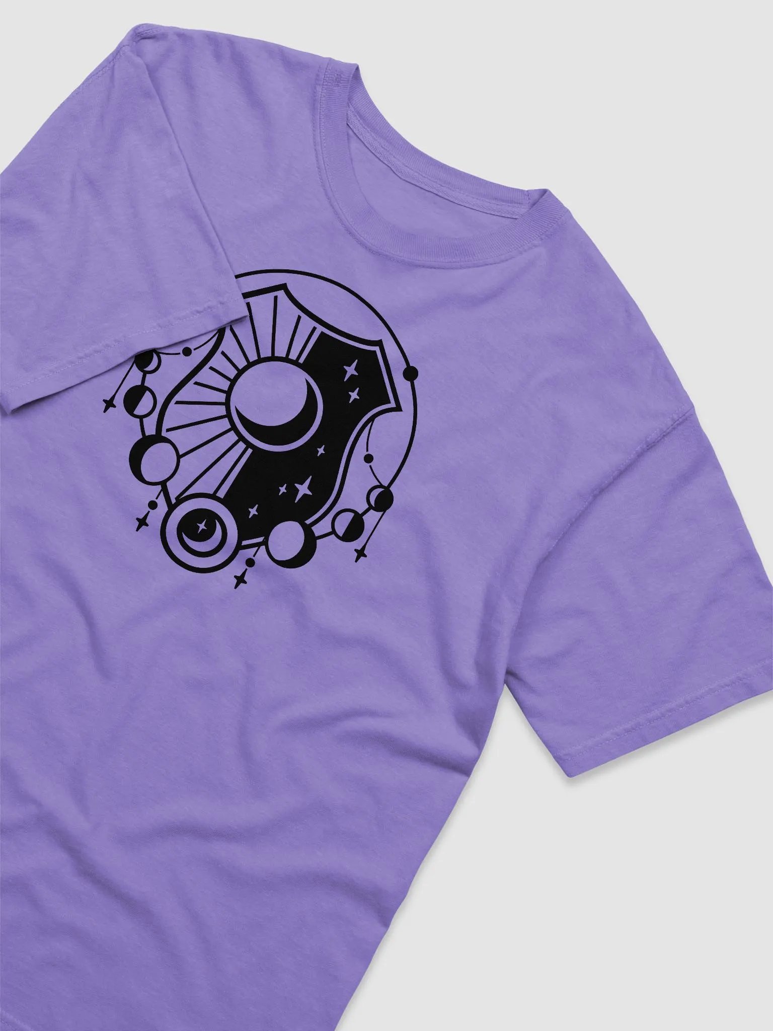 Tangled Blessings: Celestial House Soft T-Shirt (Black) product image (47)