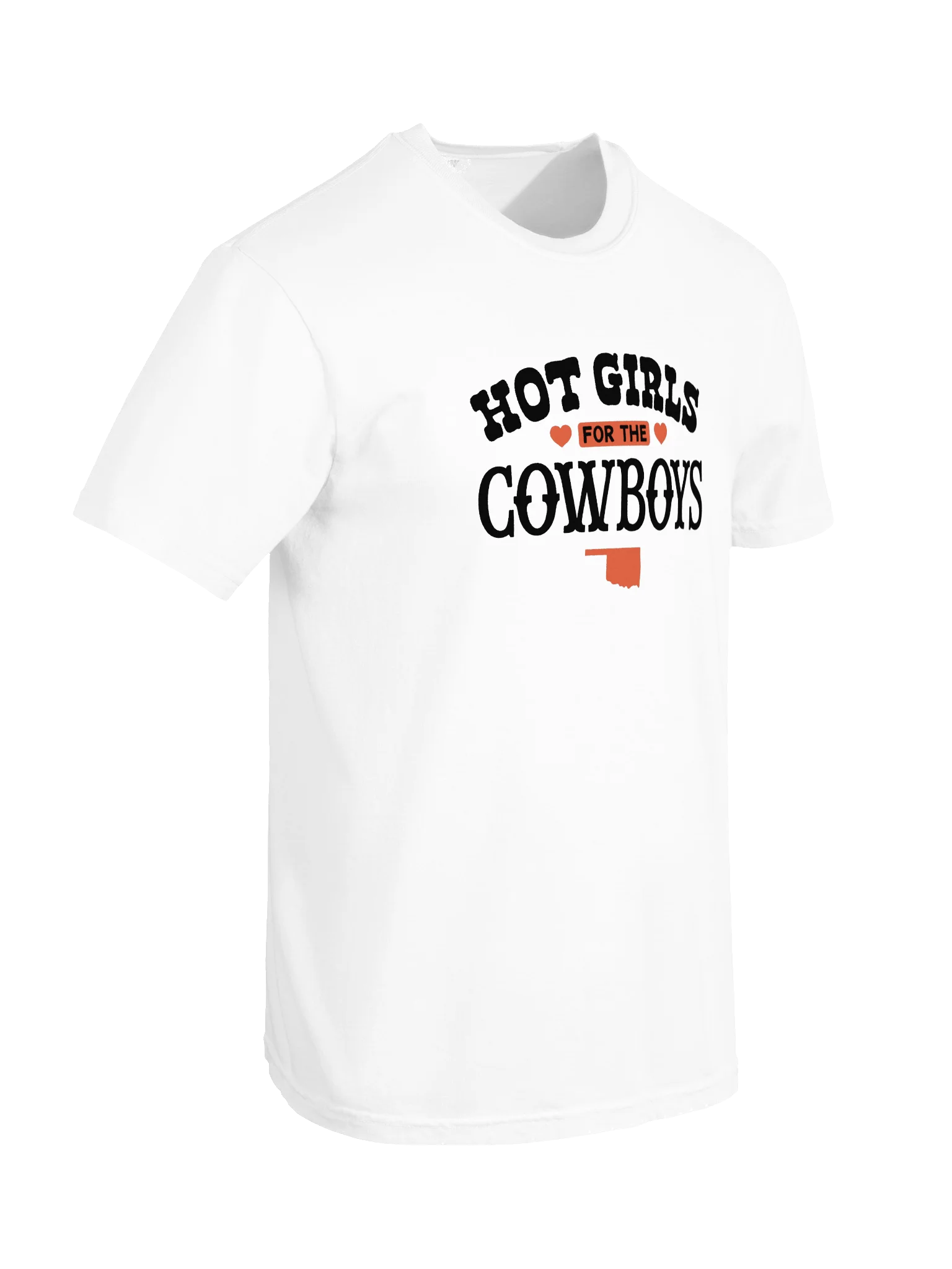 Hot Girls for the Cowboys Tee White product image (6)