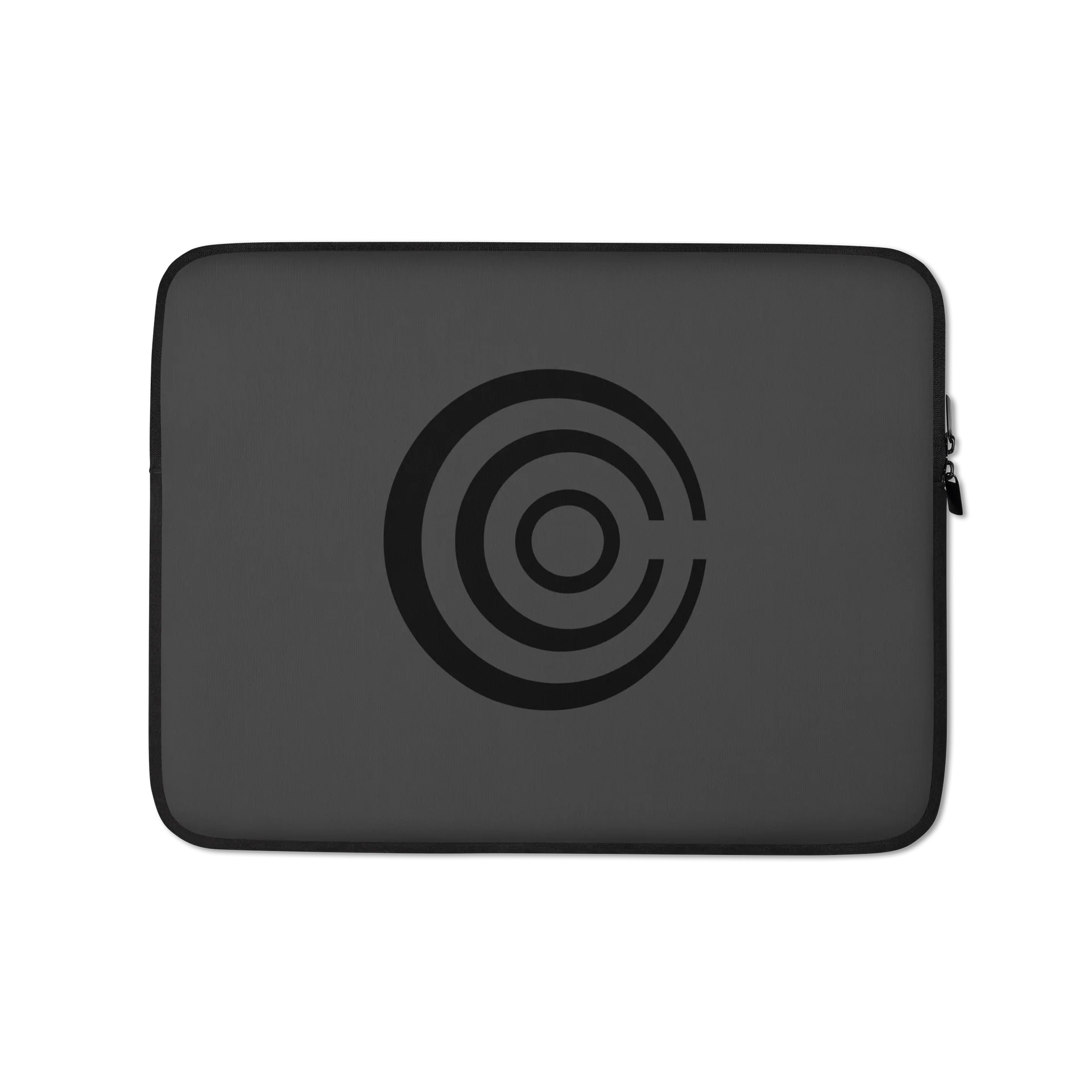 Impact Laptop Sleeve Dark Gray Black Logo product image (1)
